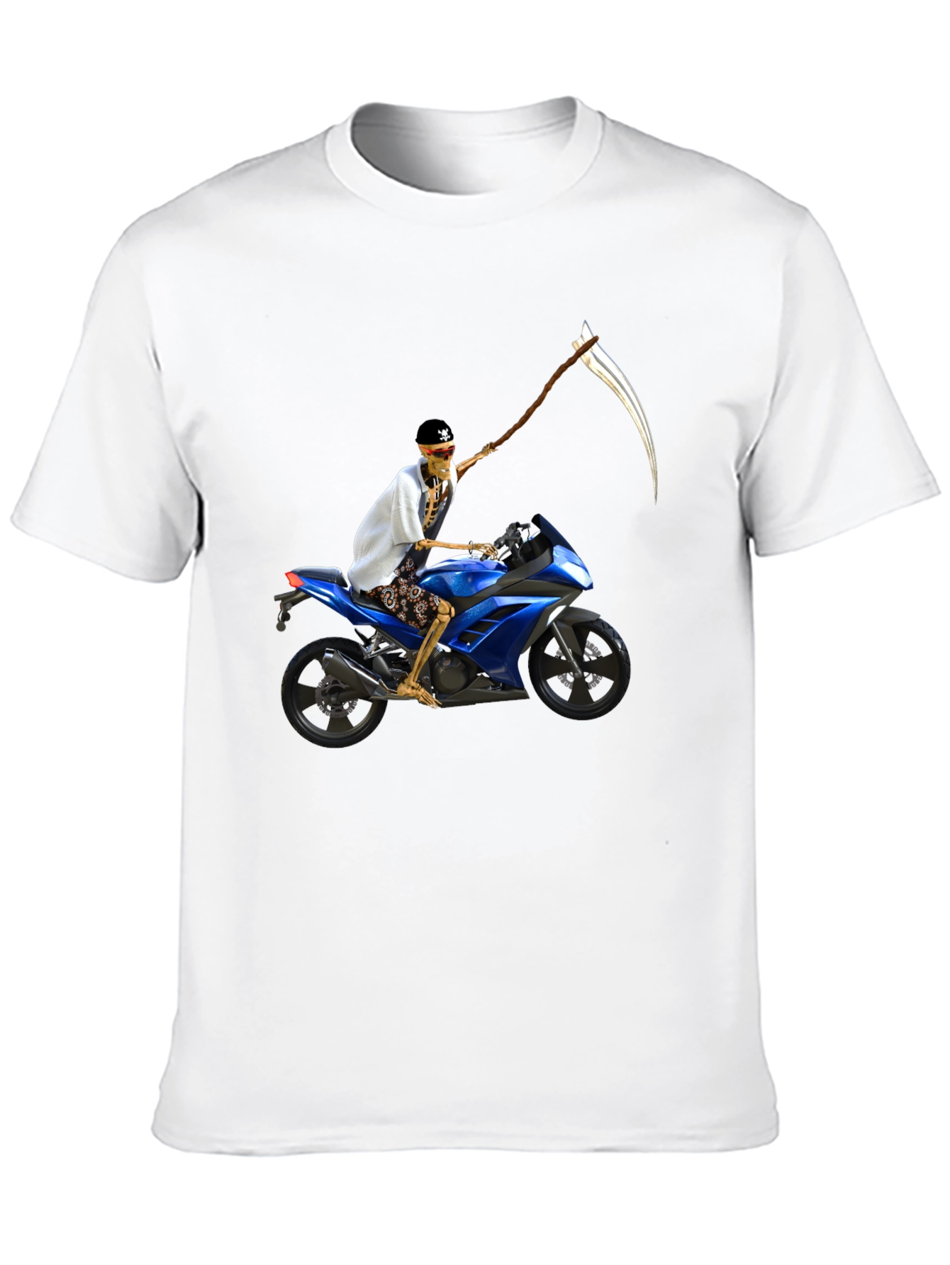 Skeleton Rider Graphic T-Shirt