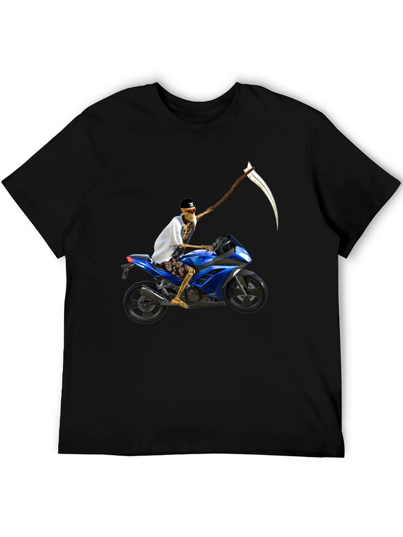 Skeleton Rider Graphic T-Shirt