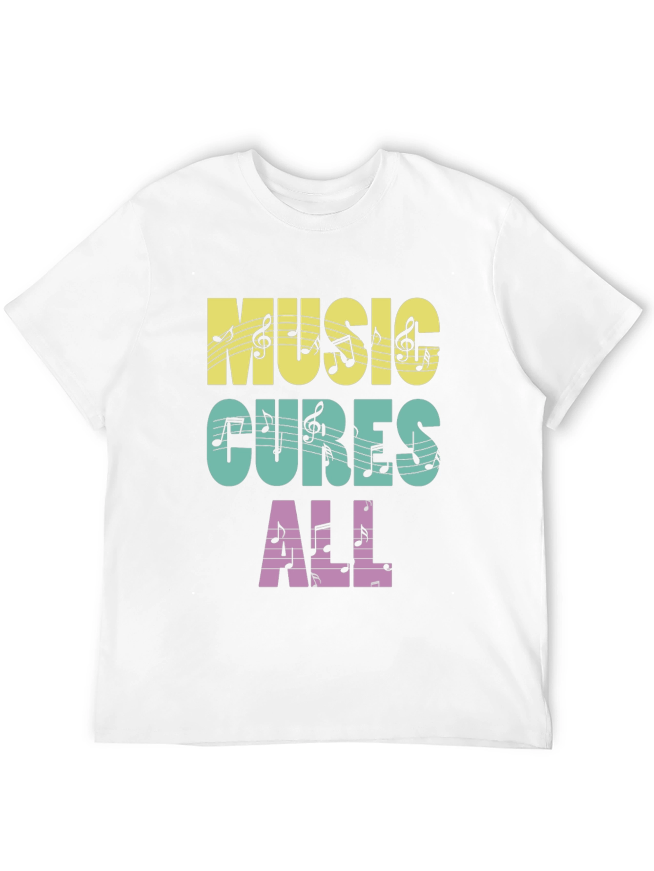 Music Cures All Graphic T-Shirt