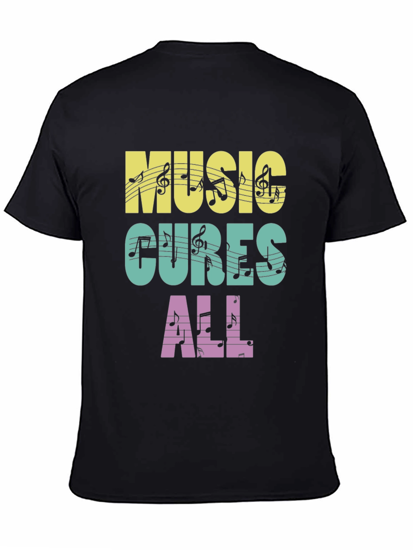 Music Cures All Graphic T-Shirt