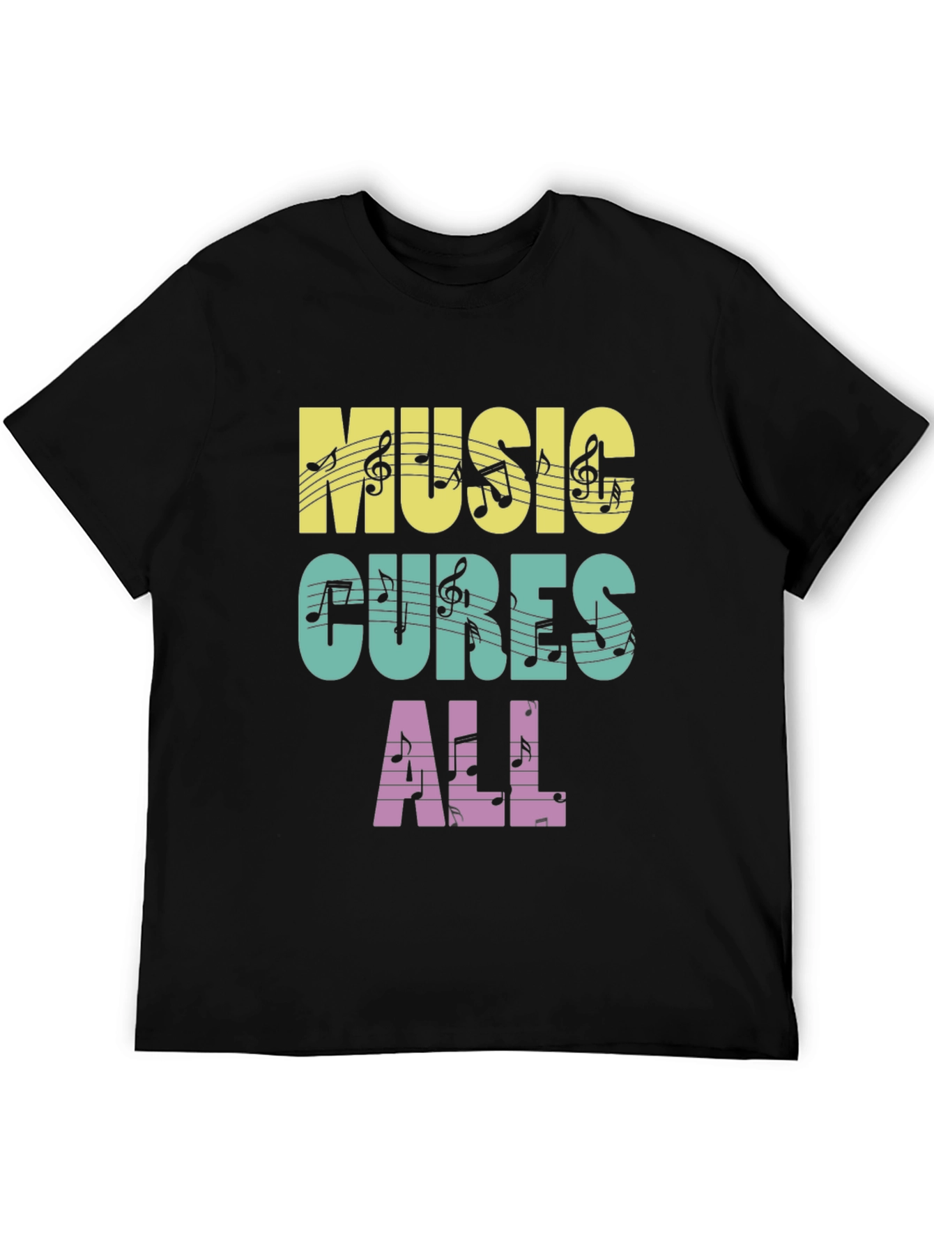 Music Cures All Graphic T-Shirt