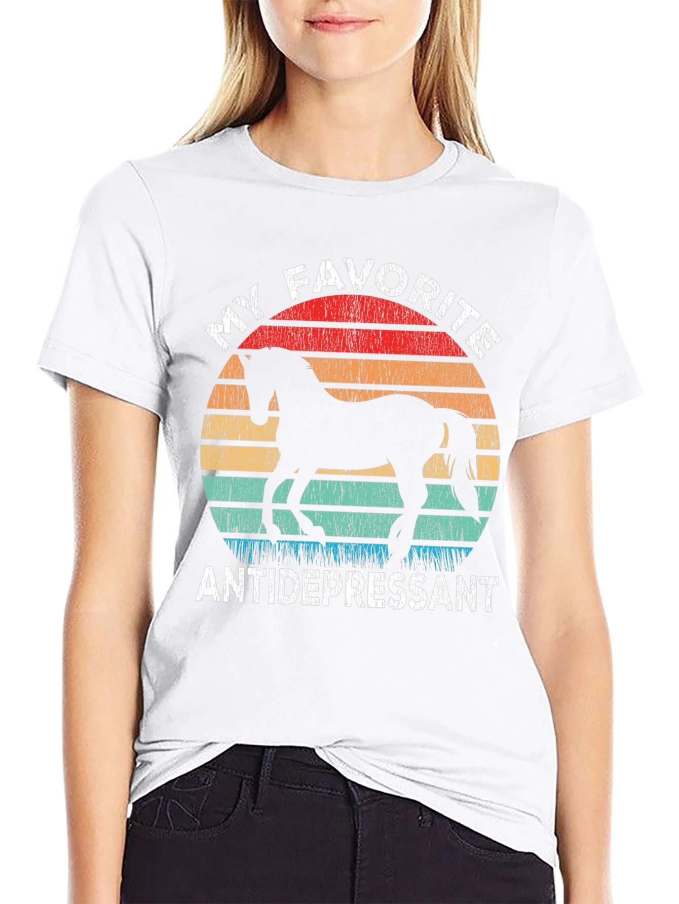 My Favorite Antidepressant Horse T-Shirt