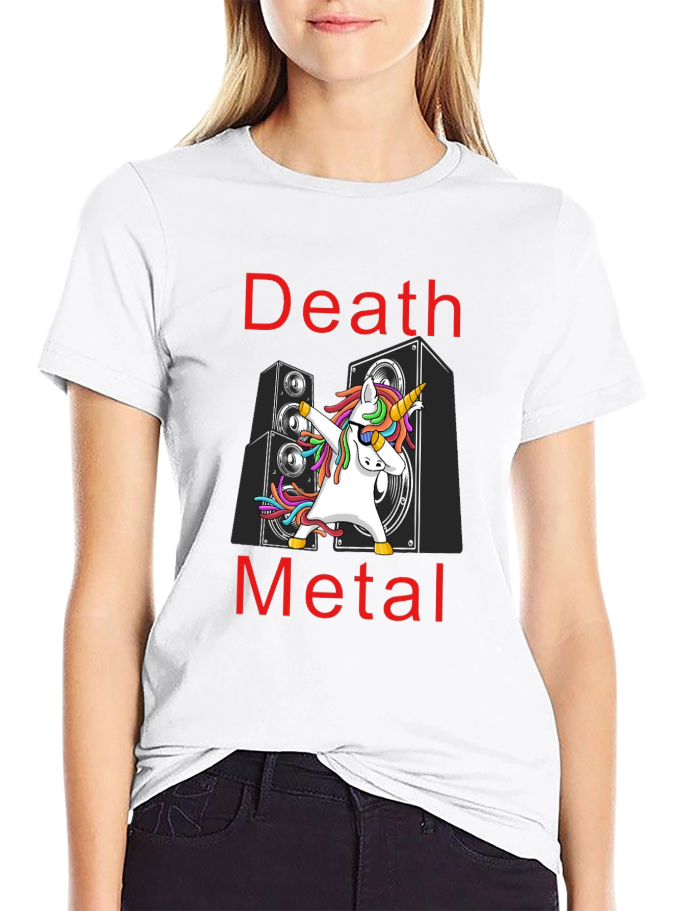 Death Metal Unicorn T-Shirt: Dab Dance