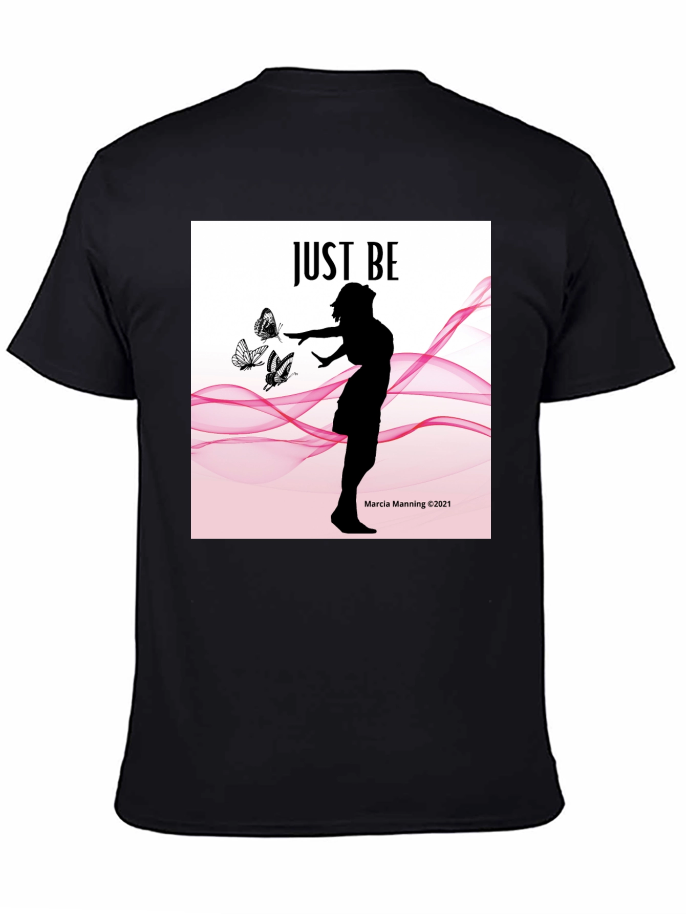 Just Be Womens Silhouette T-Shirt