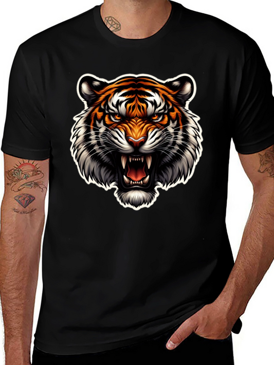 Tiger Graphic Black T-Shirt