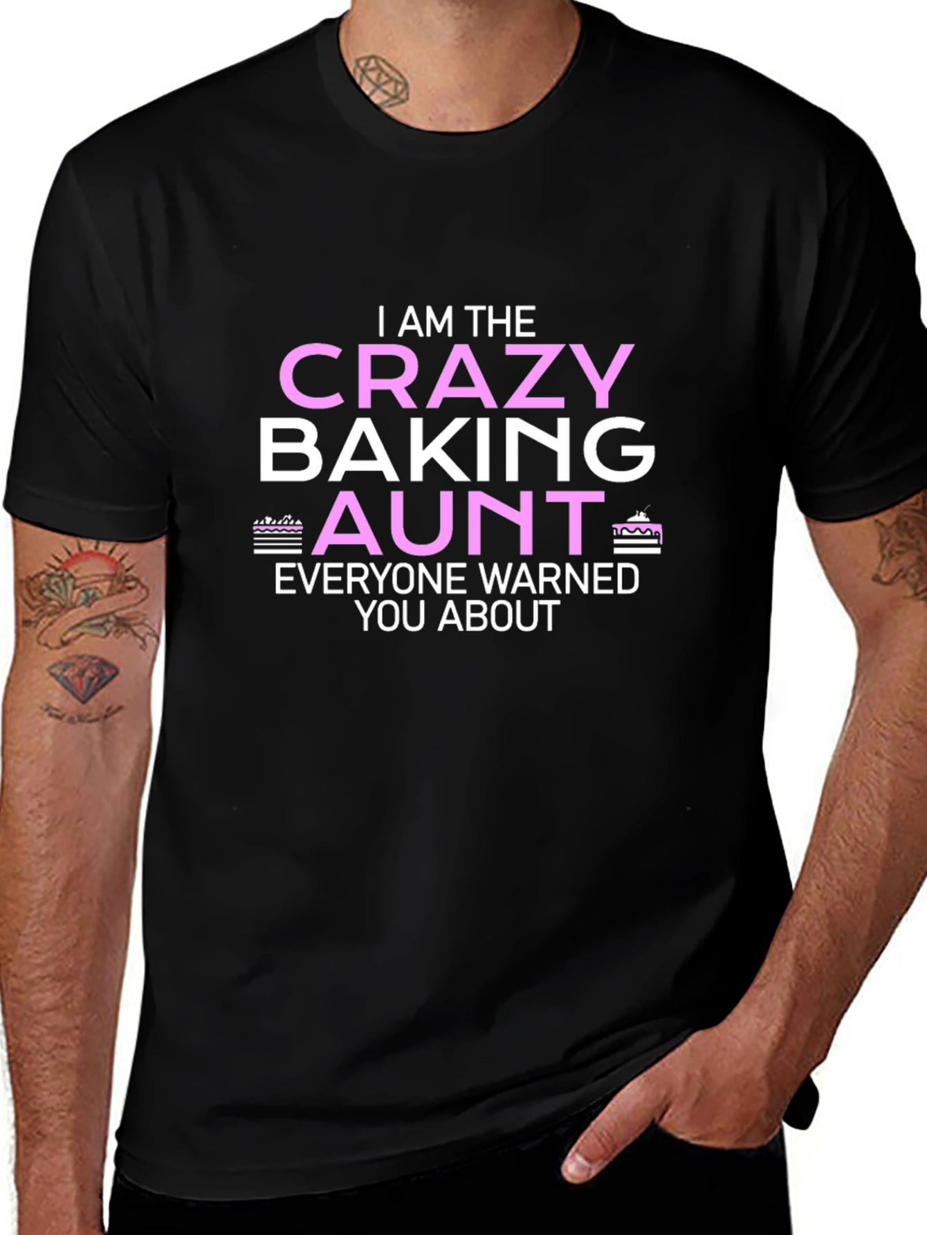 Crazy Baking Aunt T-Shirt - Novelty Fun Gift