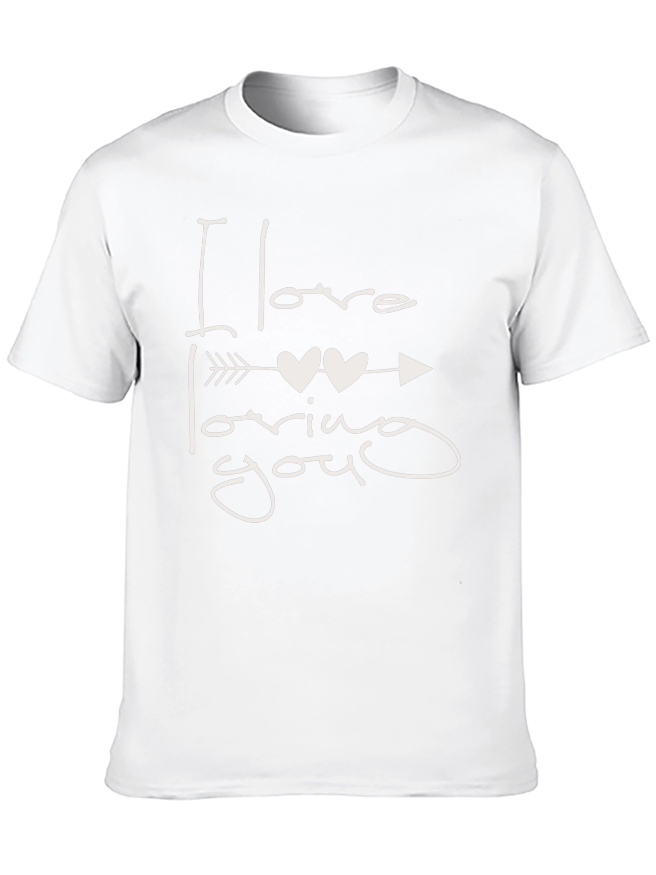 I Love Loving You Black T-Shirt
