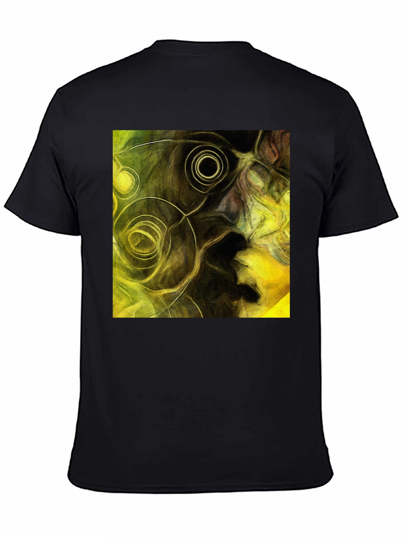 Abstract Art Black T-Shirt