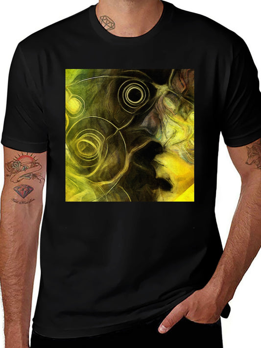 Abstract Art Black T-Shirt