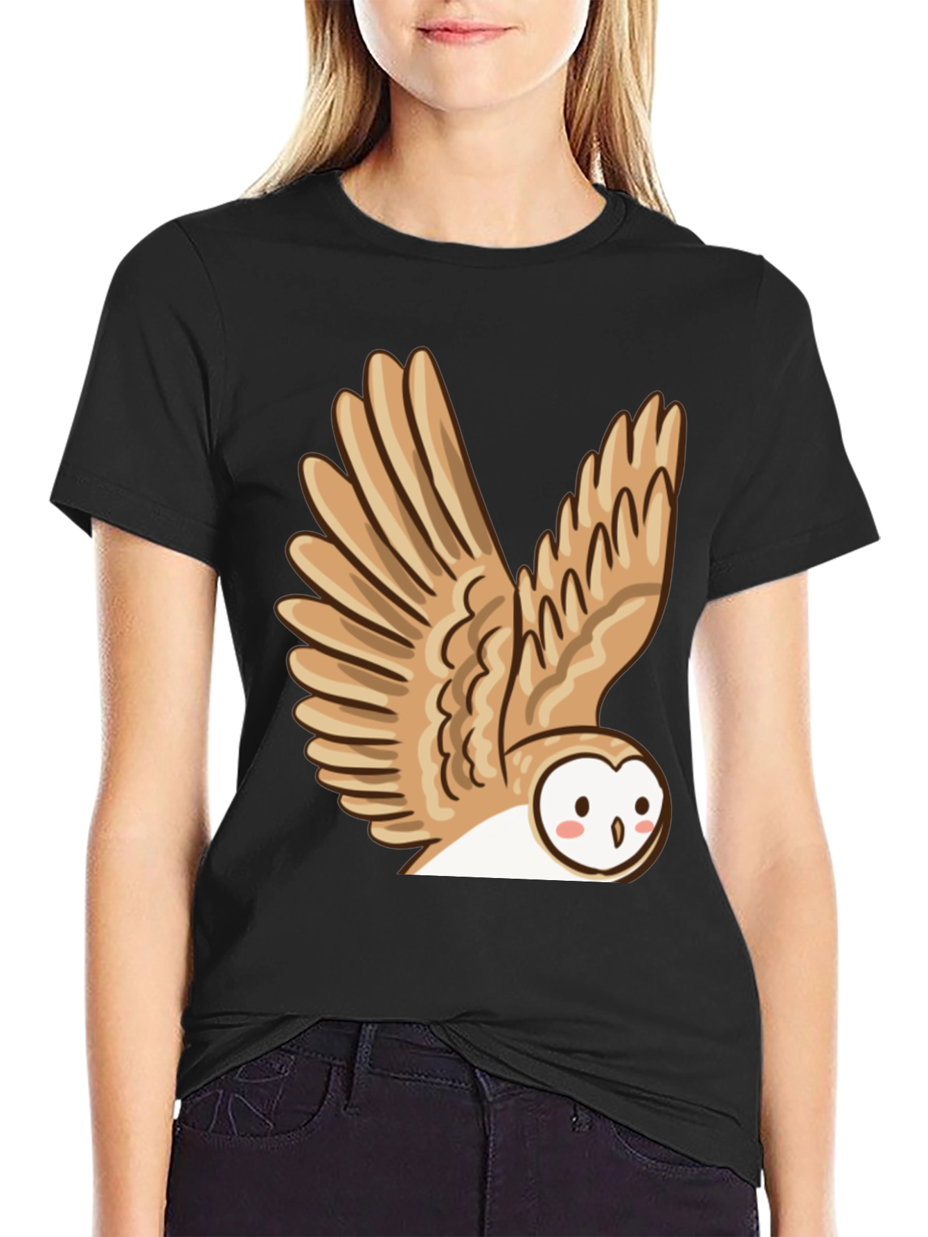 Owl Graphic T-Shirt - Cute Bird Tee