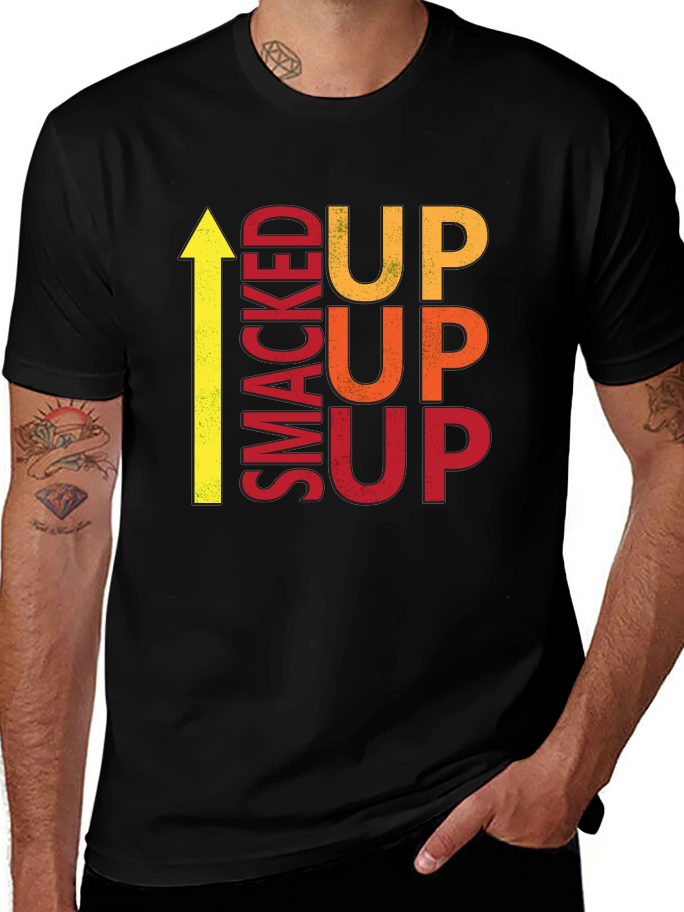 Smacked Up Graphic Tee - Bold Statement T-Shirt