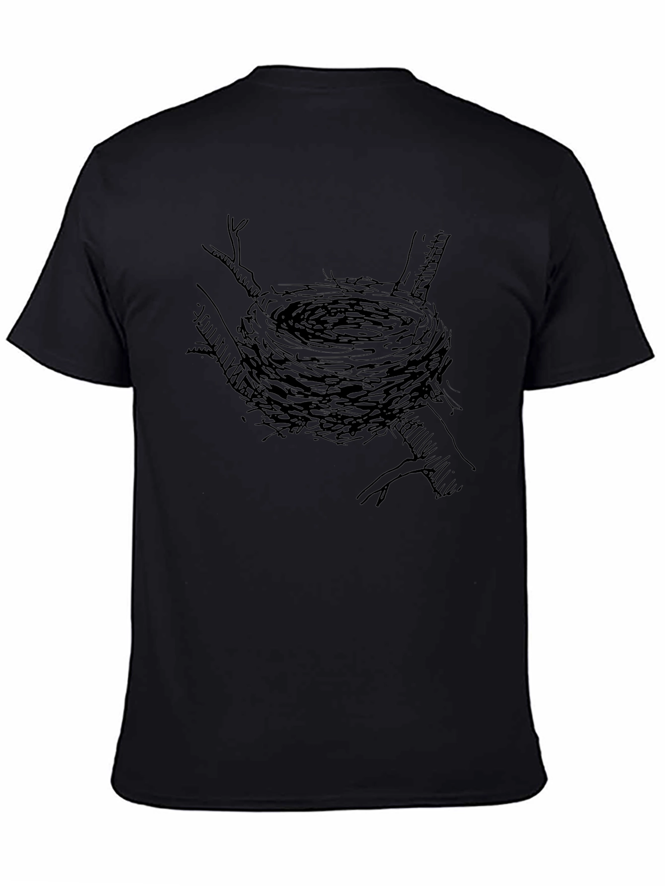 Natures Nest Graphic Tee - Black