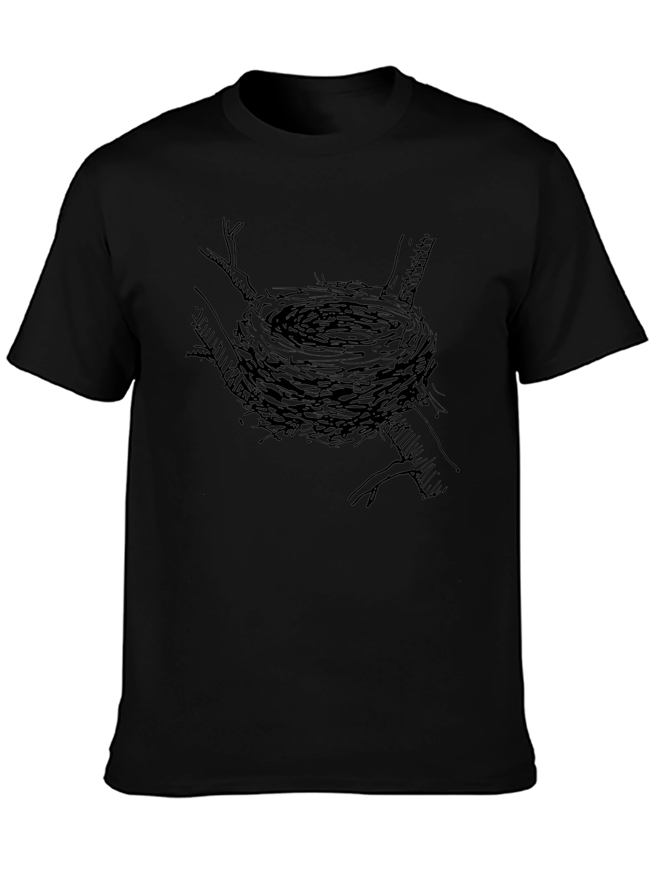 Natures Nest Graphic Tee - Black