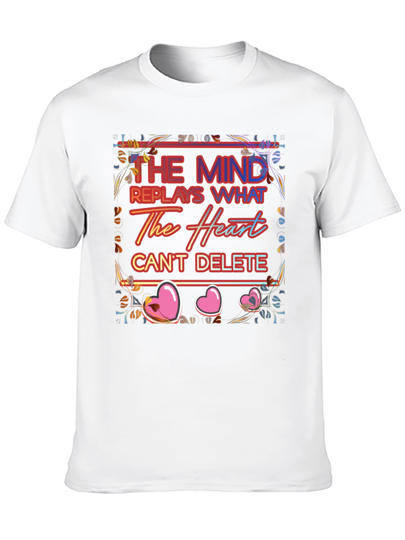 Mind & Heart Graphic Tee - Emotional Expression Shirt