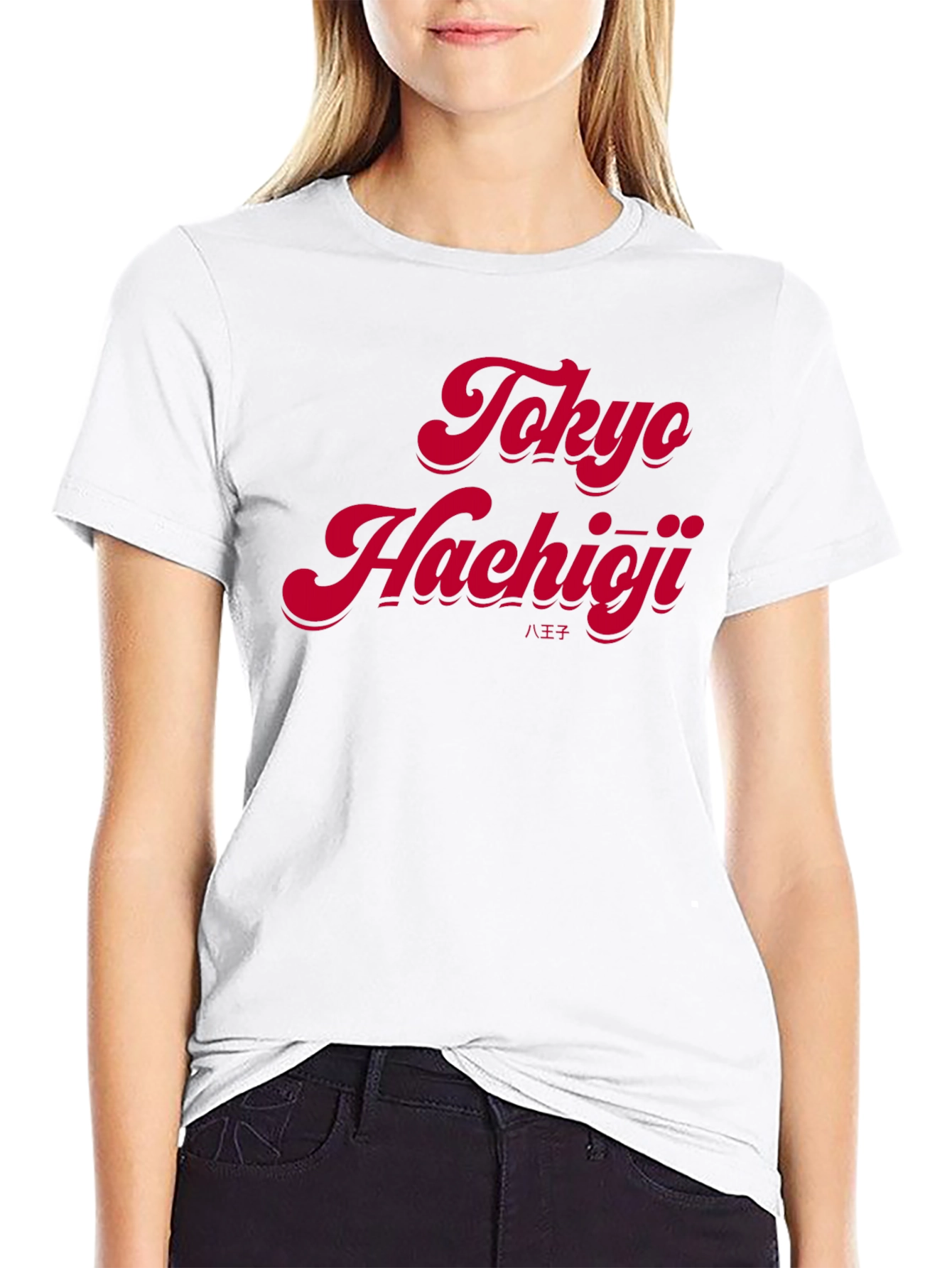 Tokyo Hachioji Graphic T-Shirt - Retro Style