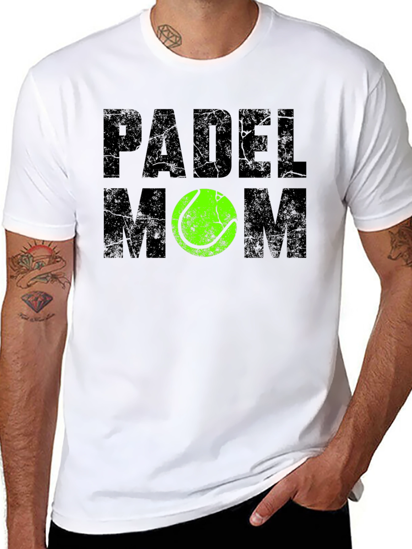 Padel Mom T-Shirt - Distressed Print