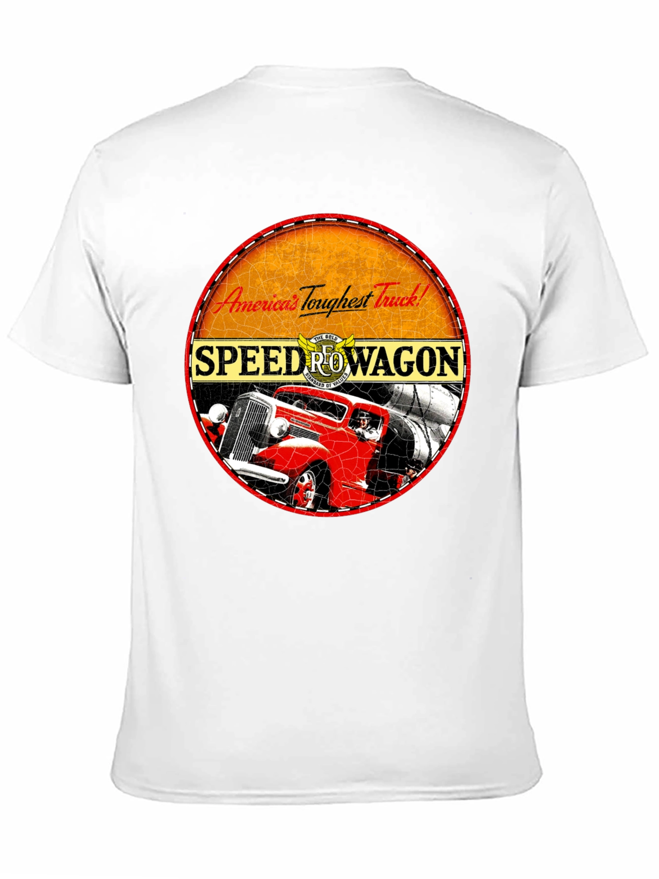 Speed Rowagon Retro Truck Graphic T-Shirt