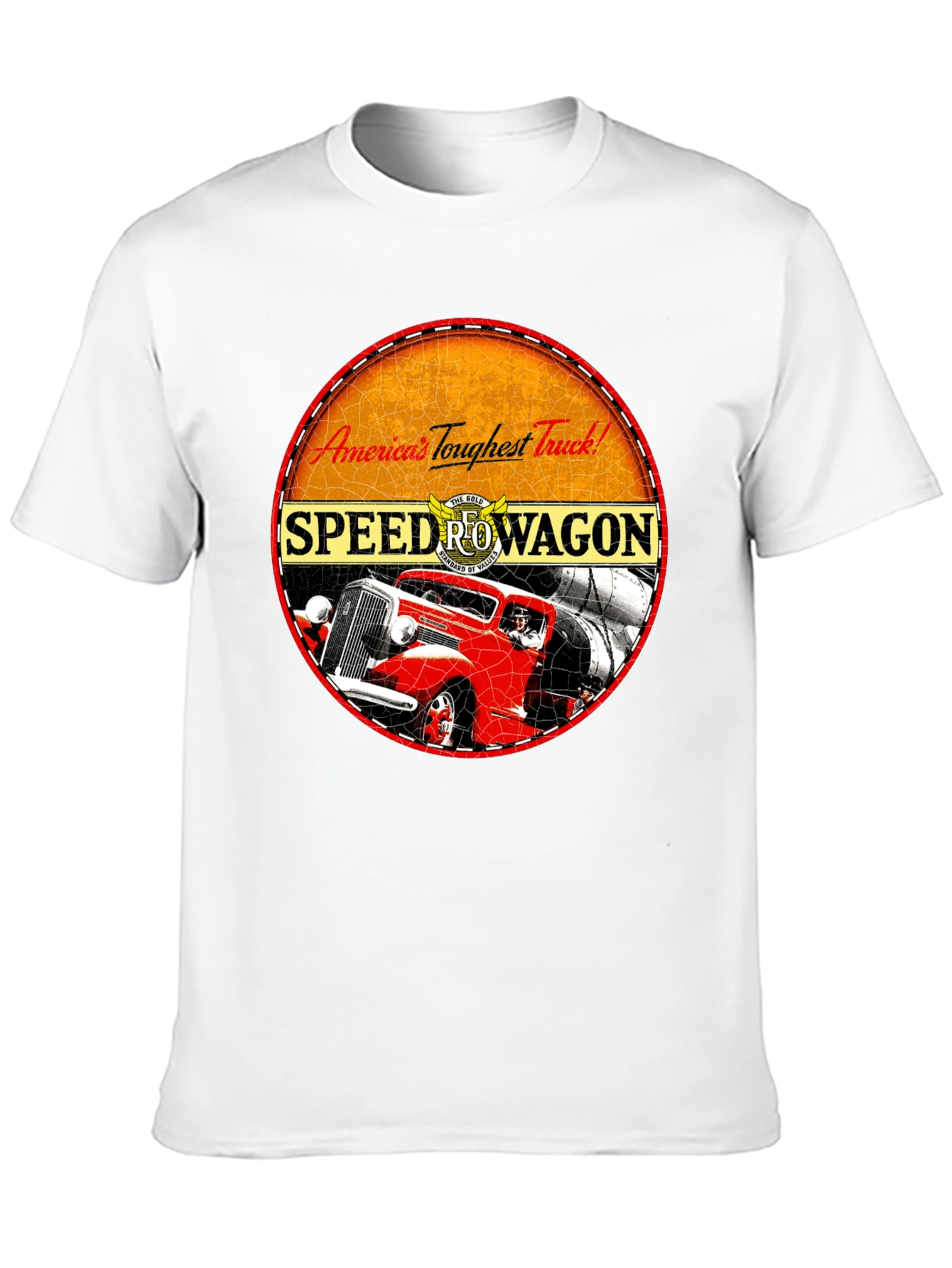 Speed Rowagon Retro Truck Graphic T-Shirt