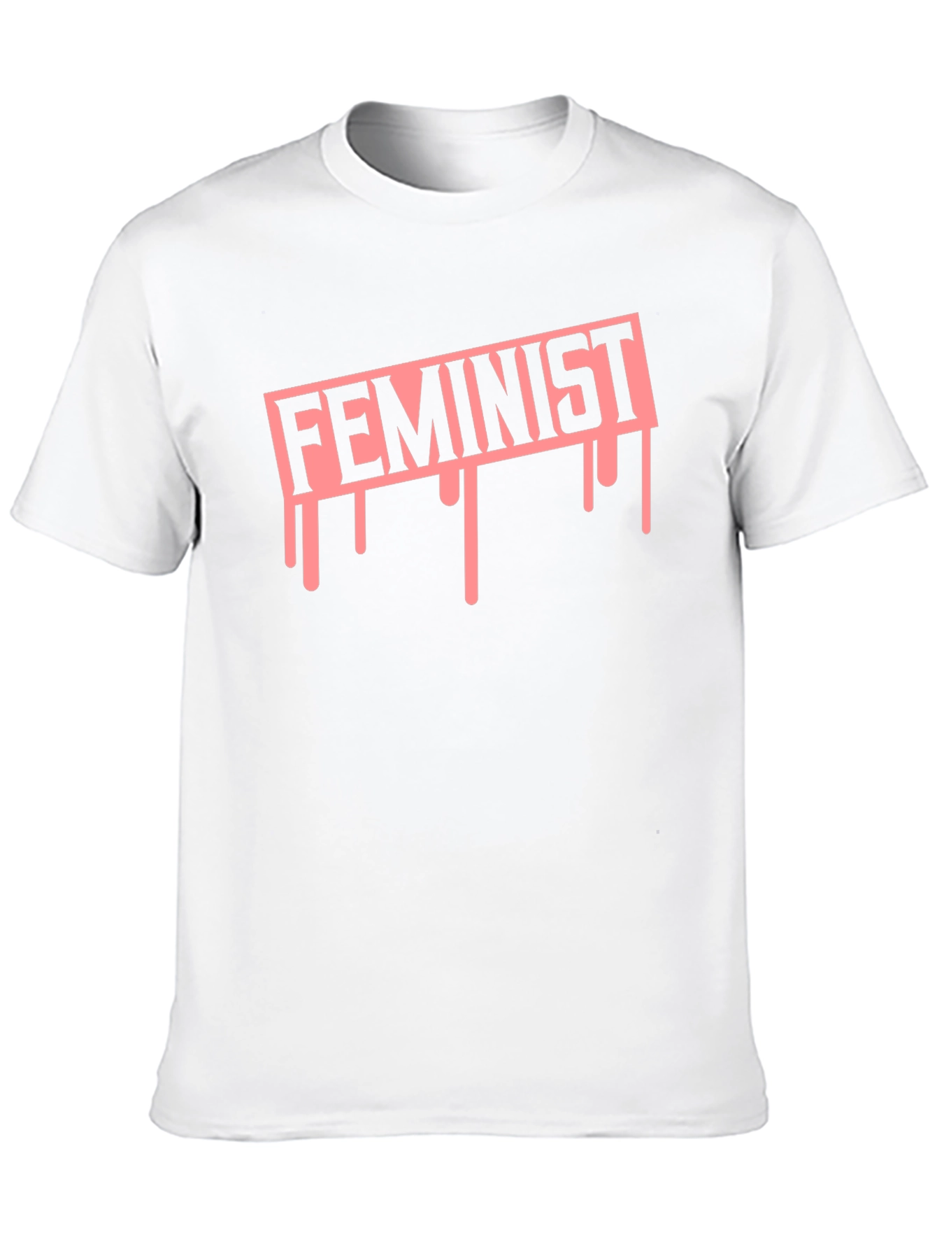 Feminist Drip Graphic Tee - Empowering Statement T-Shirt