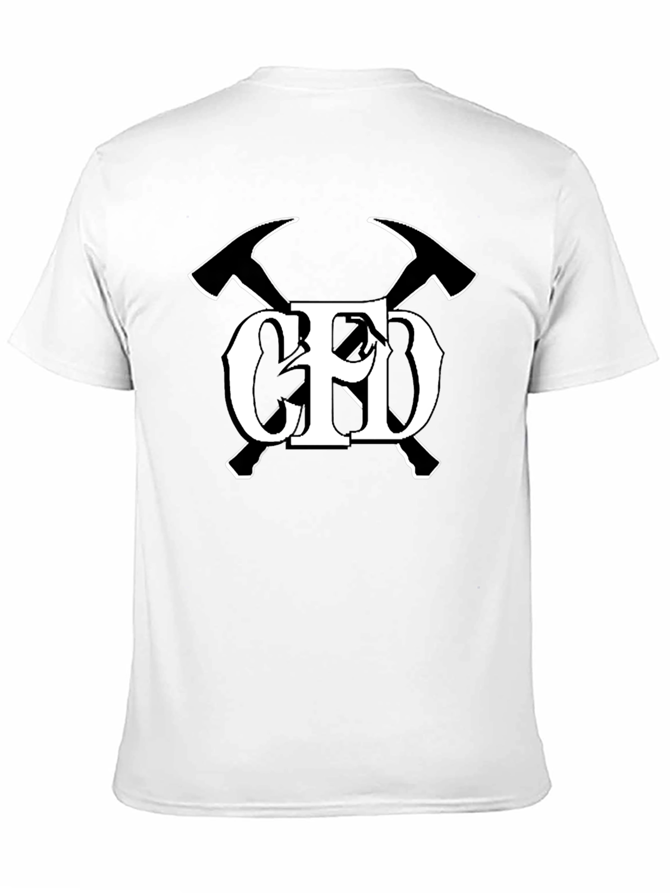 CFD Firefighter Axe Tee - Black Cotton Comfort