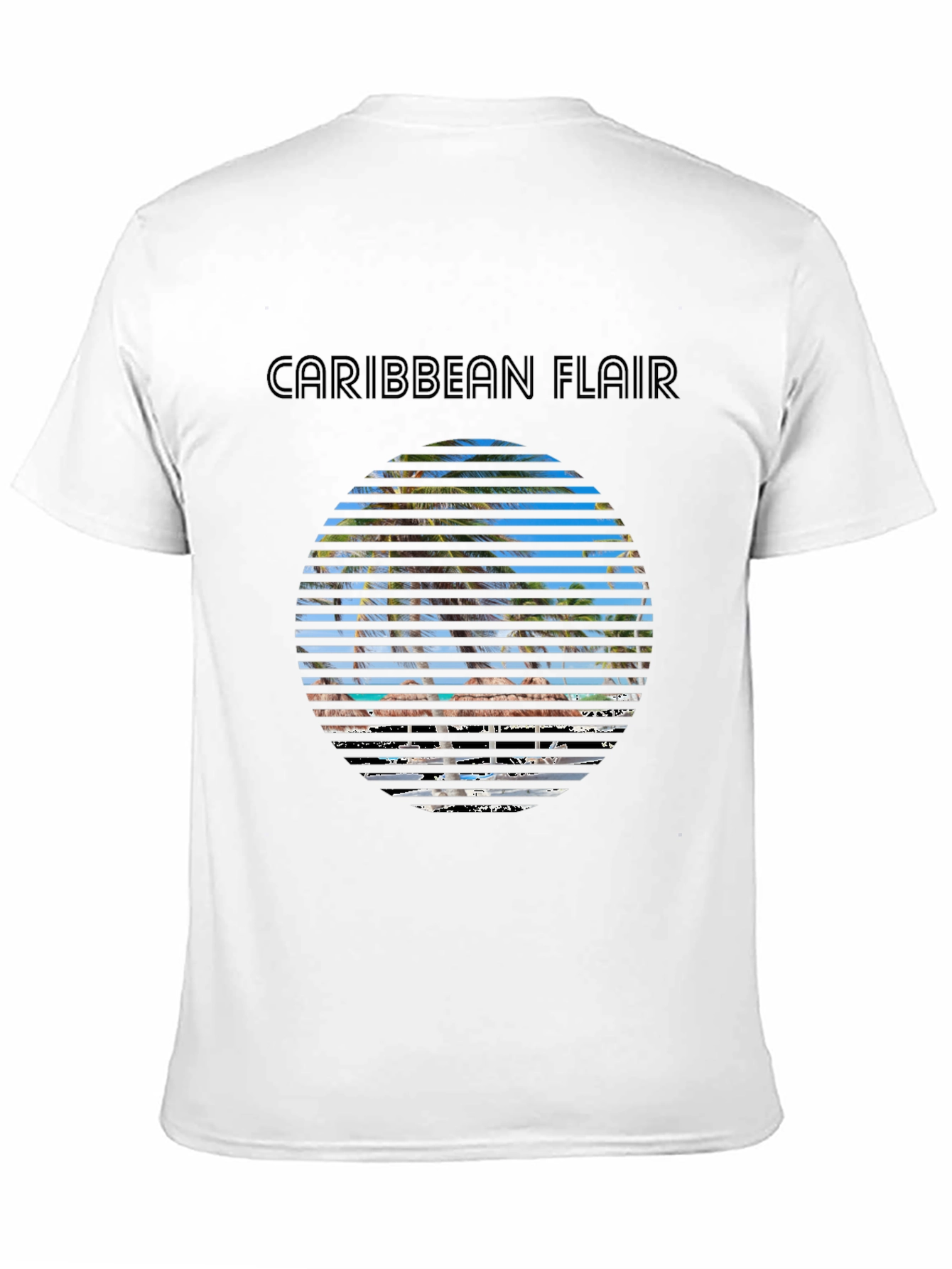 Caribbean Flair T-Shirt - Tropical Design