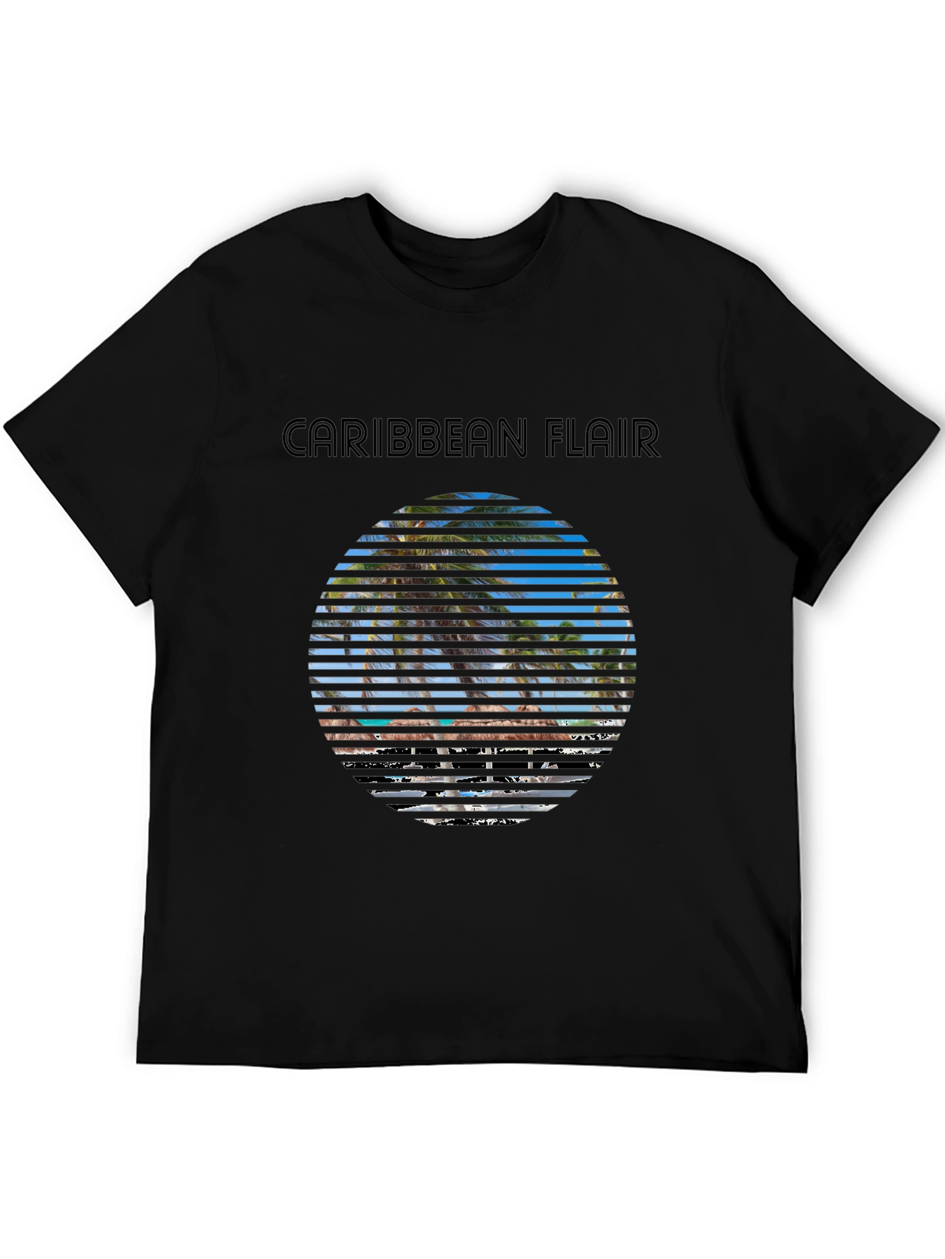 Caribbean Flair T-Shirt - Tropical Design