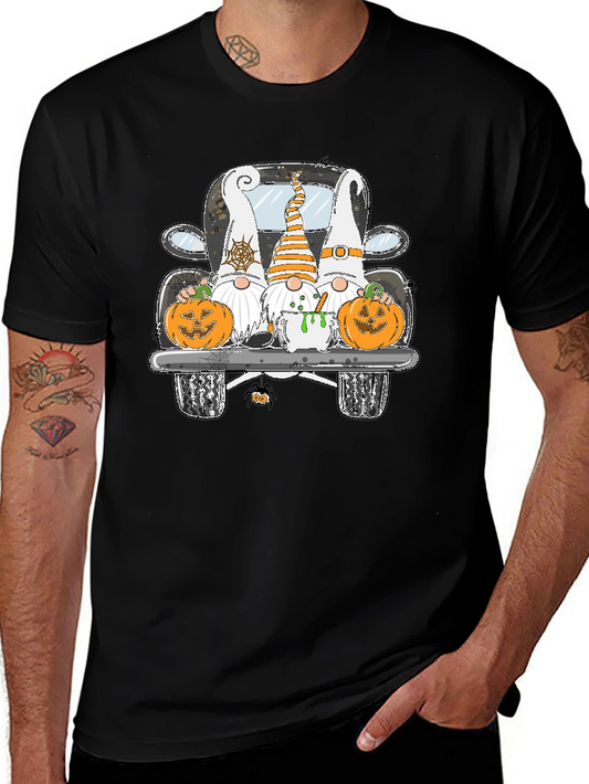 Halloween Gnomes Truck T-Shirt