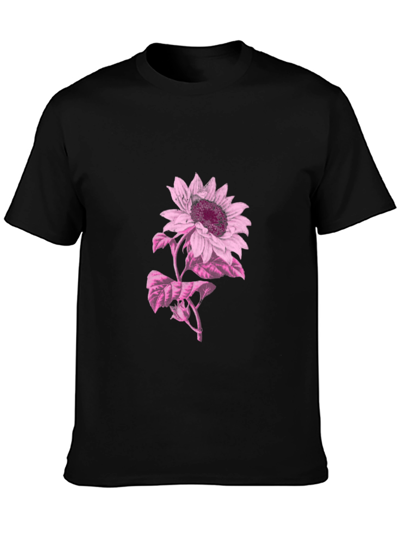 Black Sunflower Graphic Tee