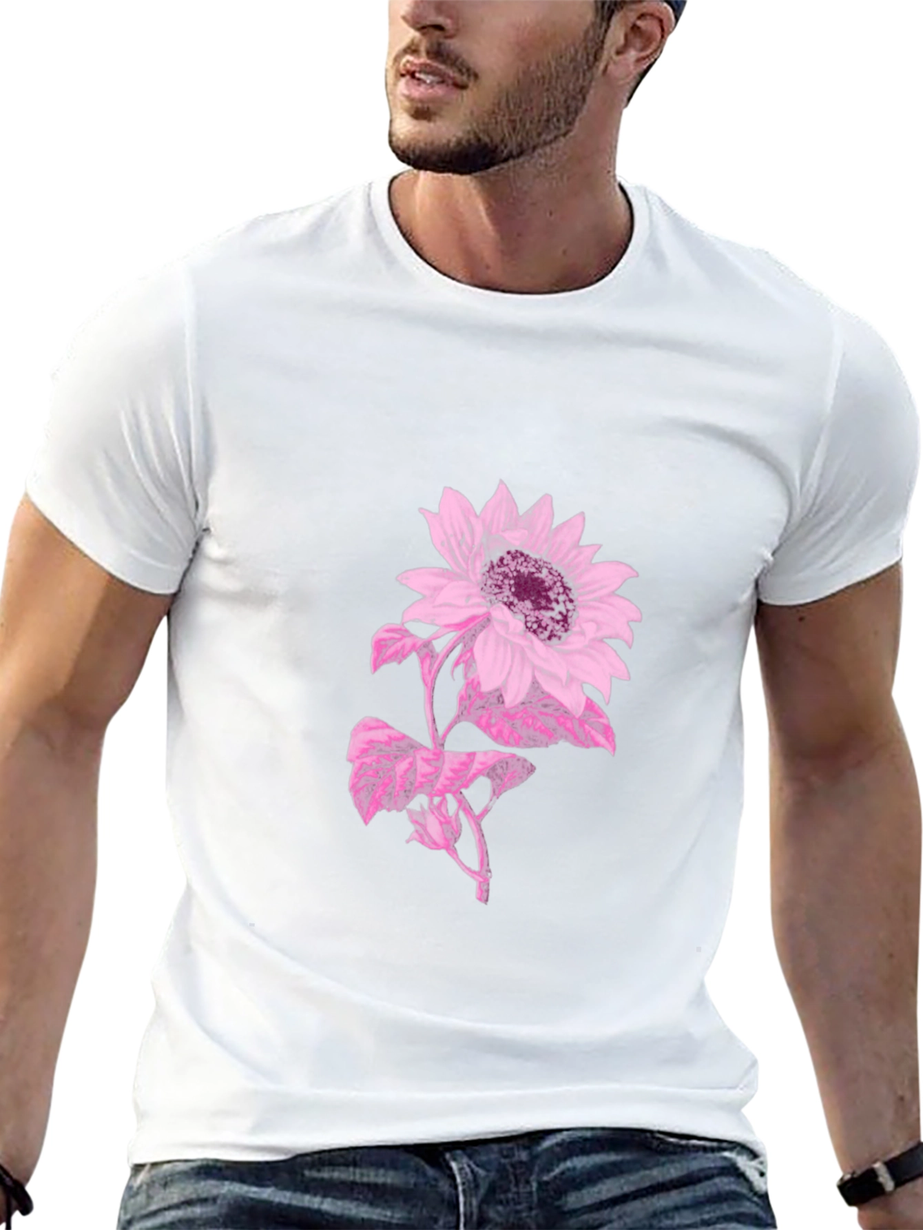 Black Sunflower Graphic Tee