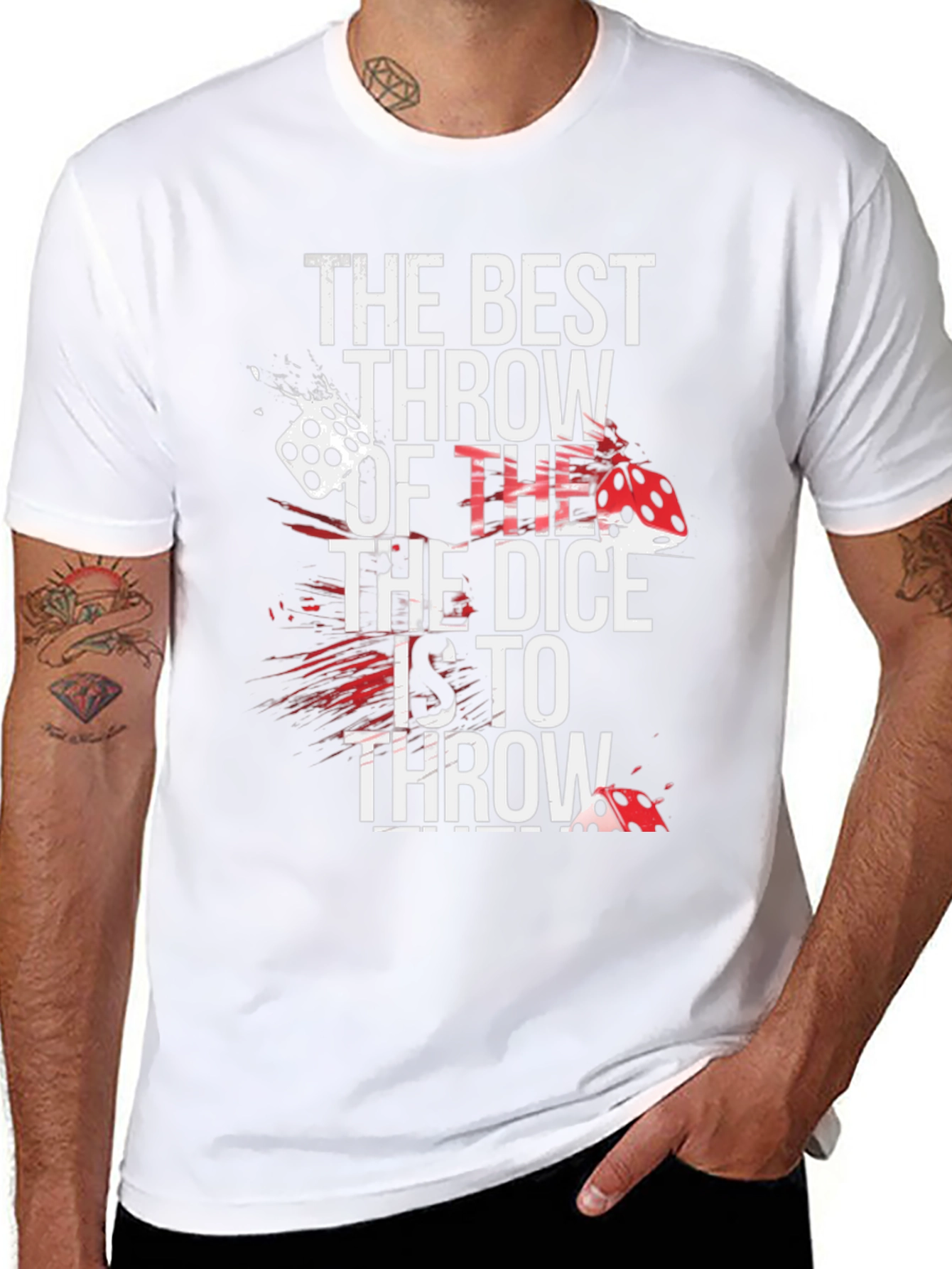 Dice Throw Graphic T-Shirt