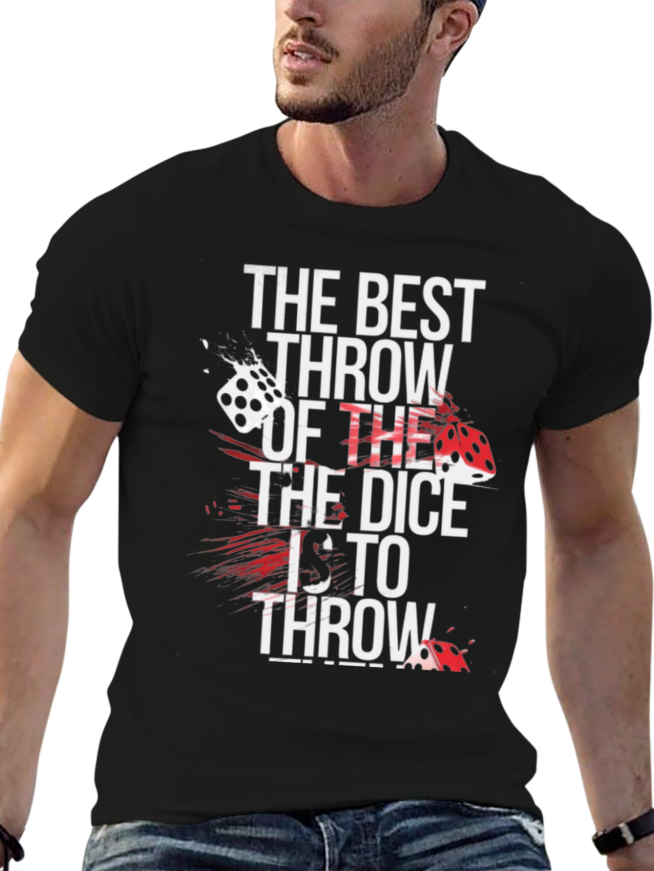 Dice Throw Graphic T-Shirt