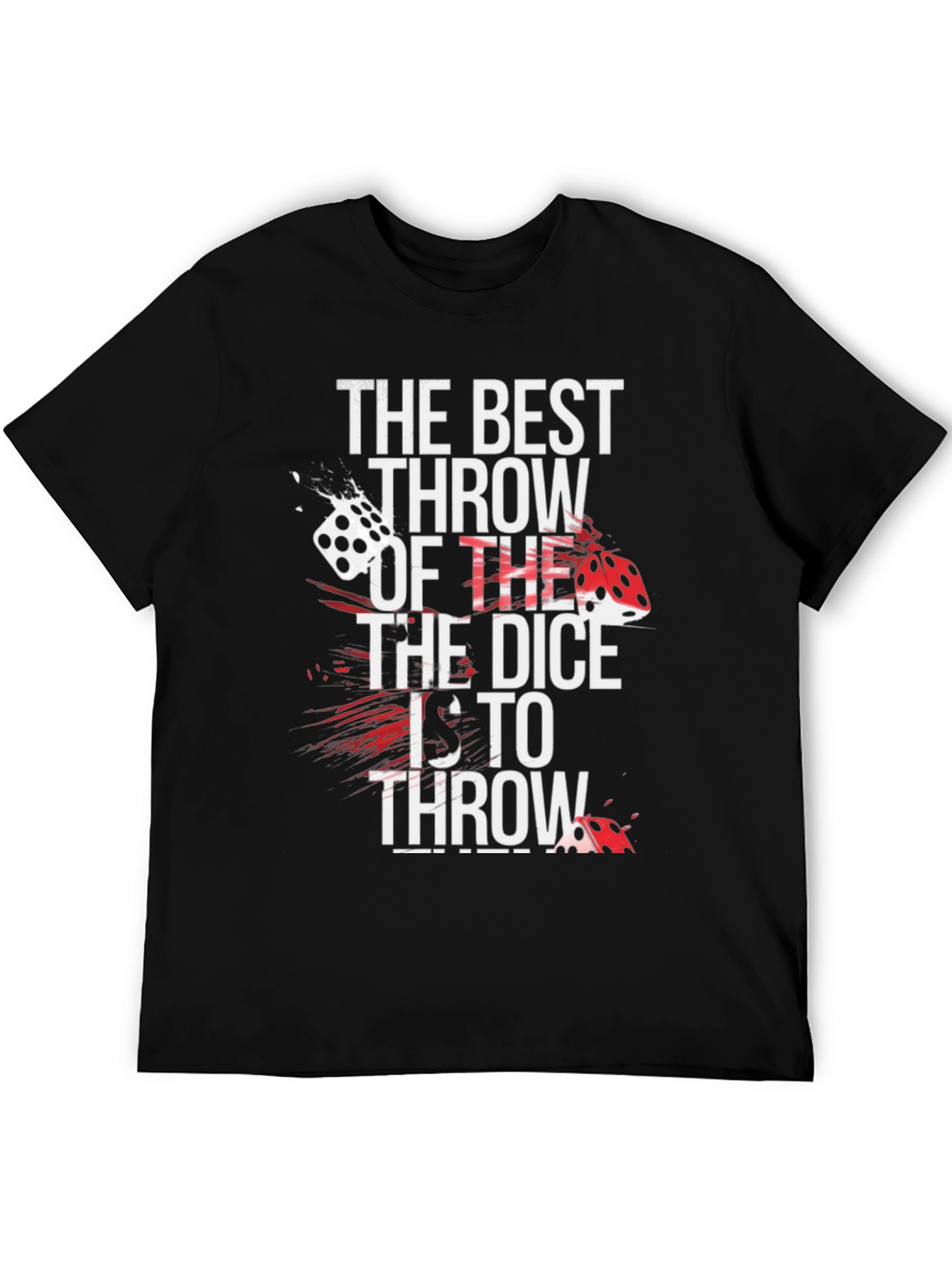 Dice Throw Graphic T-Shirt