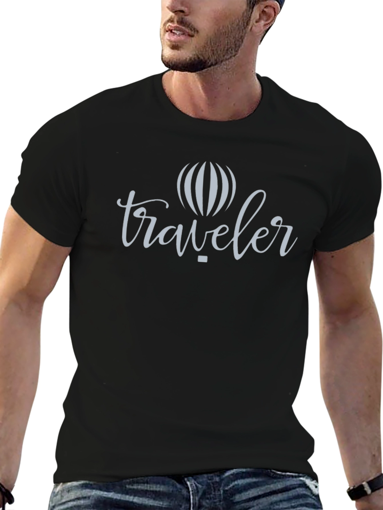 Traveler Hot Air Balloon Graphic Tee