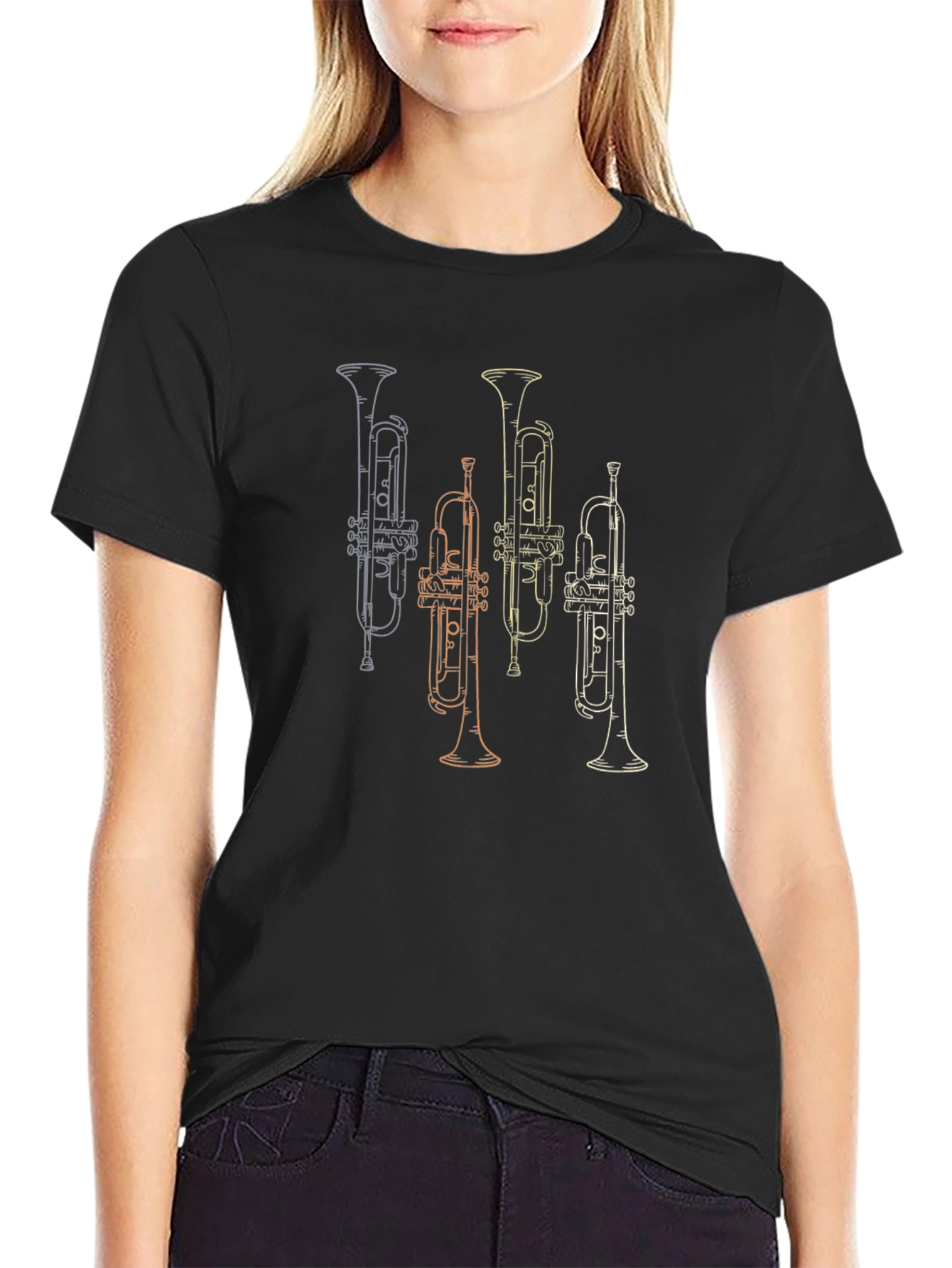 Trumpet T-Shirt - Musical Instrument Graphic Tee