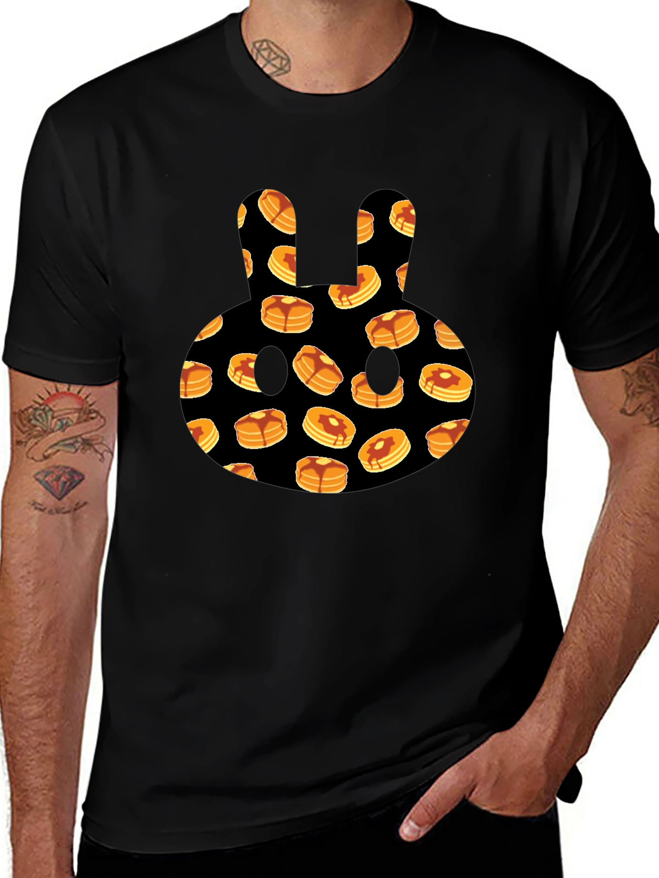 Pancake Bunny Graphic T-Shirt - Sweet Style