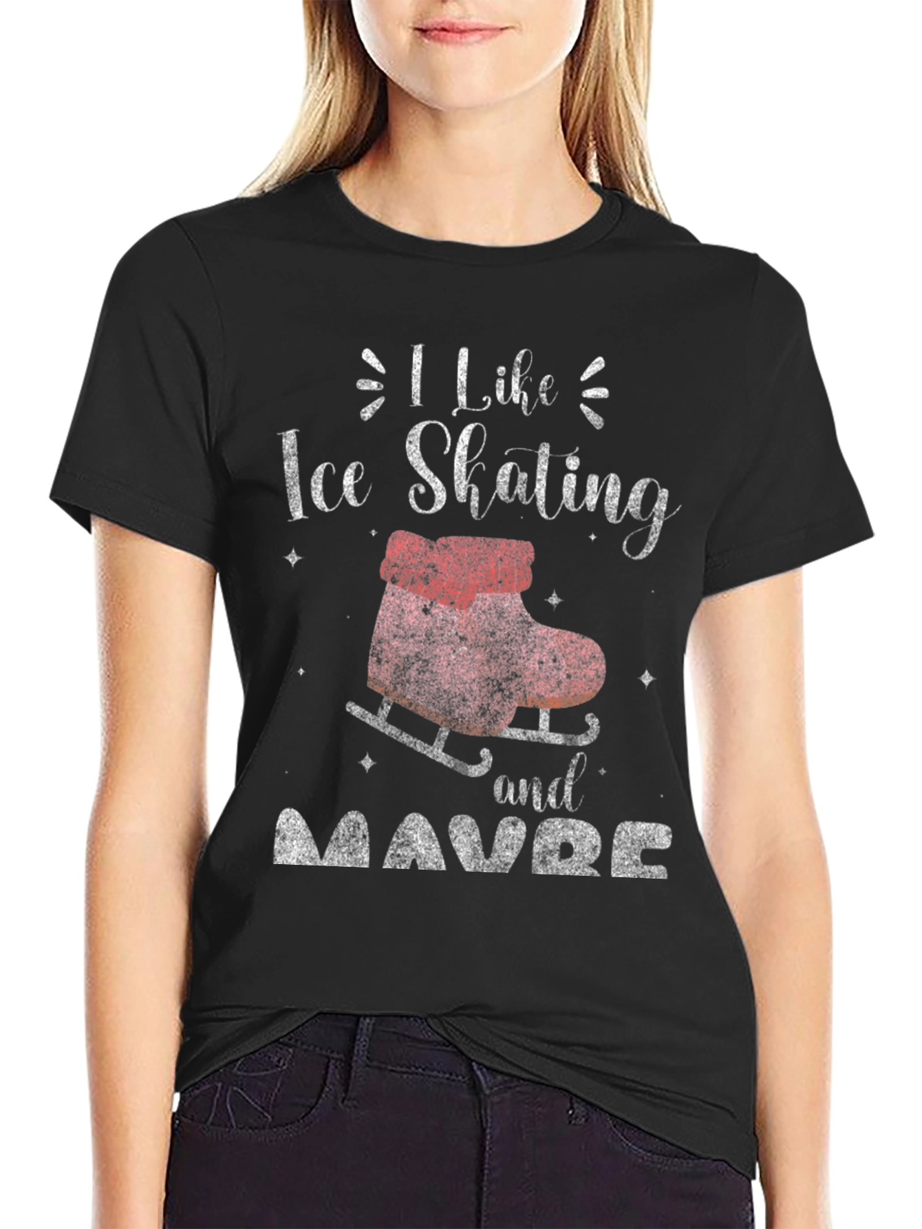 I Like Ice Skating and Maybe T-Shirt