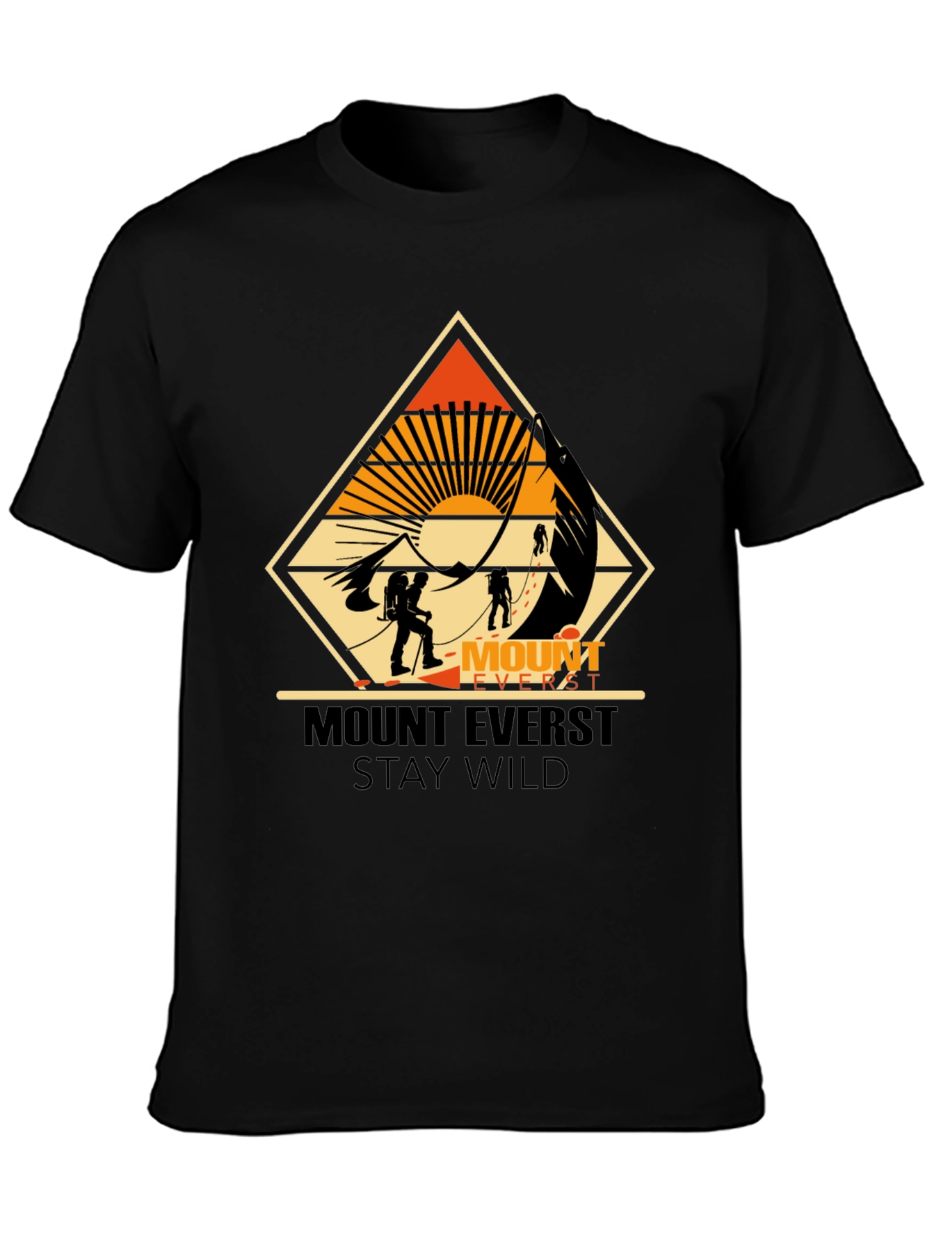 Mount Everest Stay Wild Graphic Tee