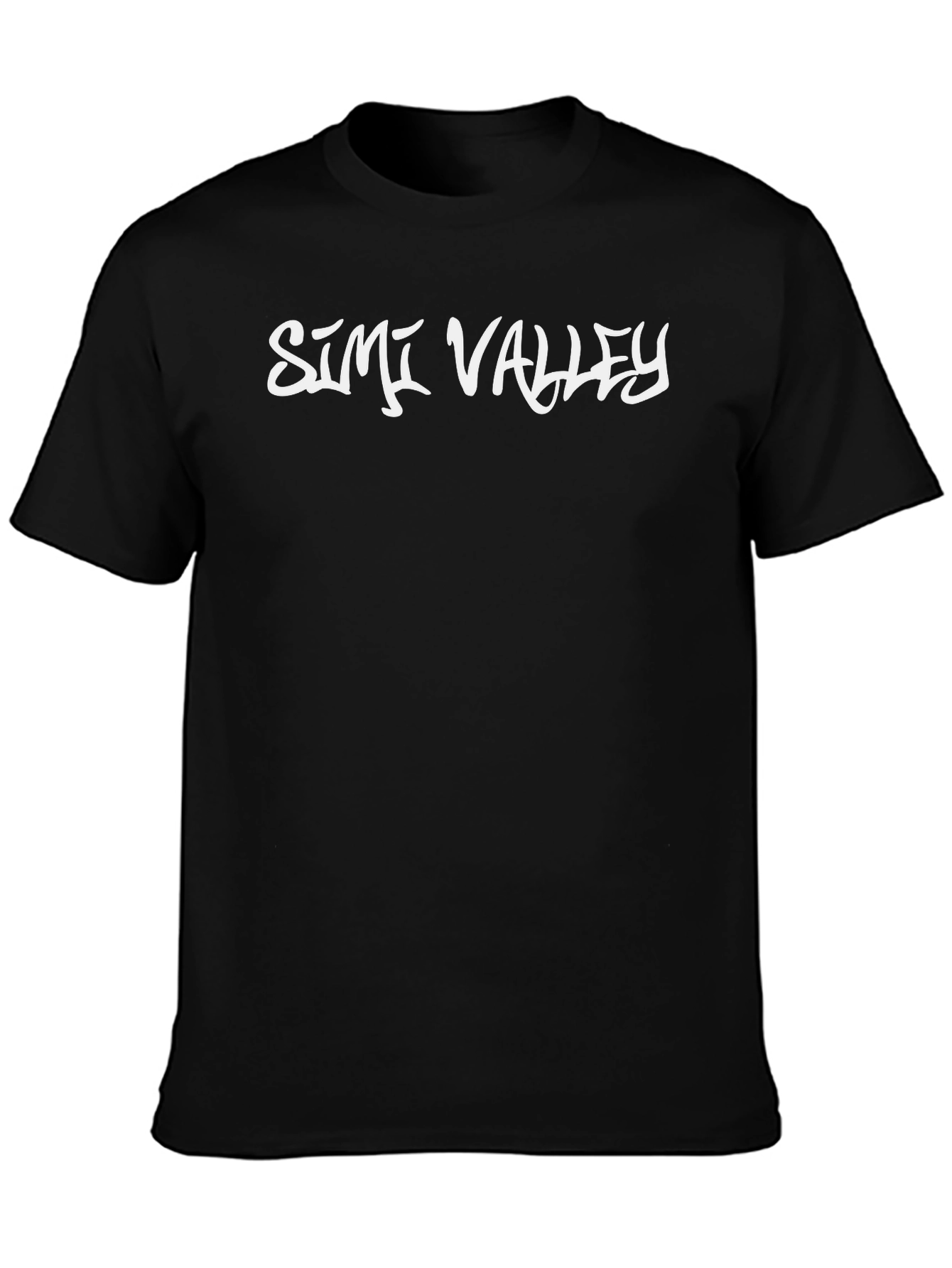 Simi Valley Black Graphic T-Shirt