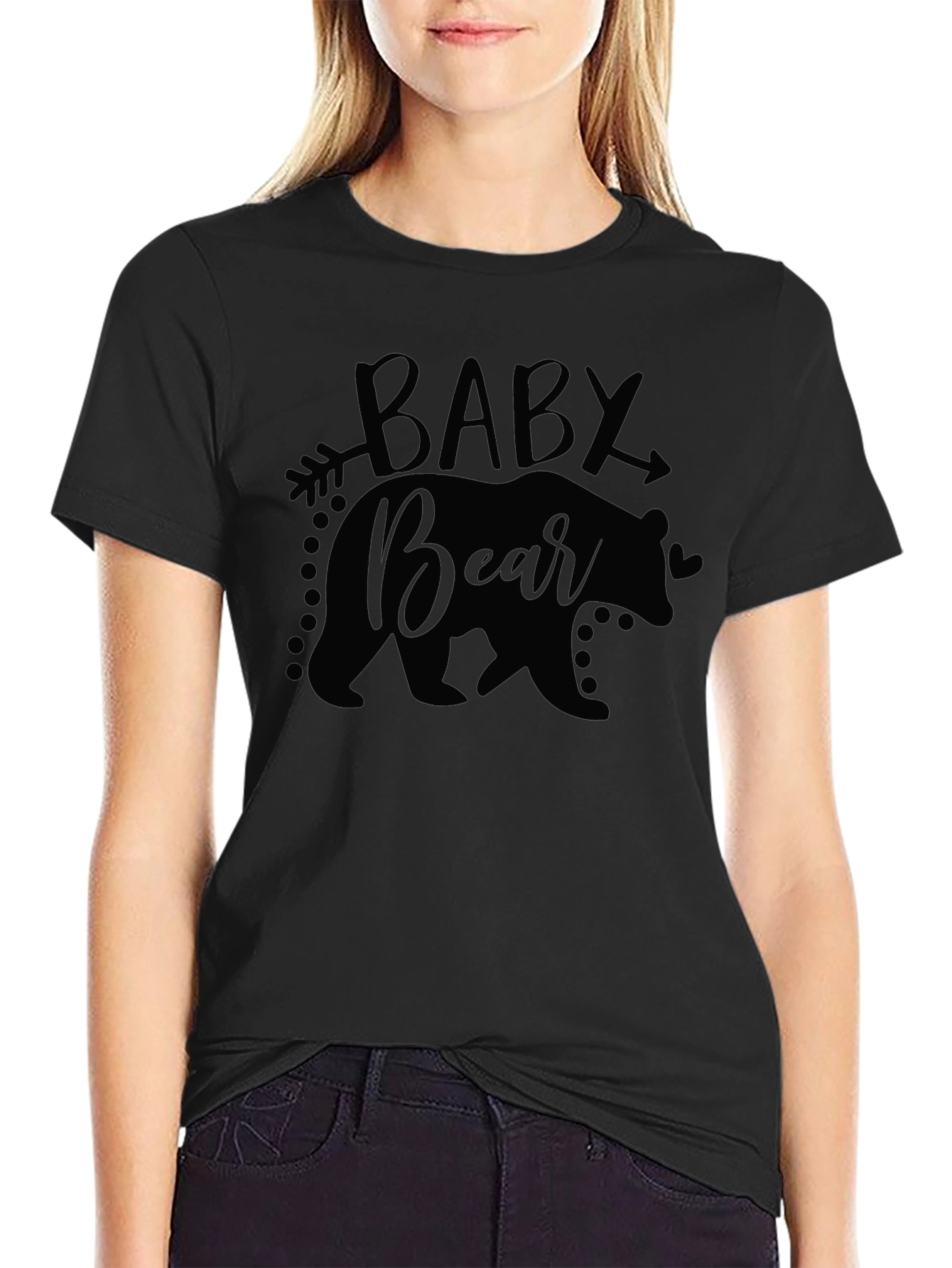 Baby Bear Graphic T-Shirt - Cute Family Apparel