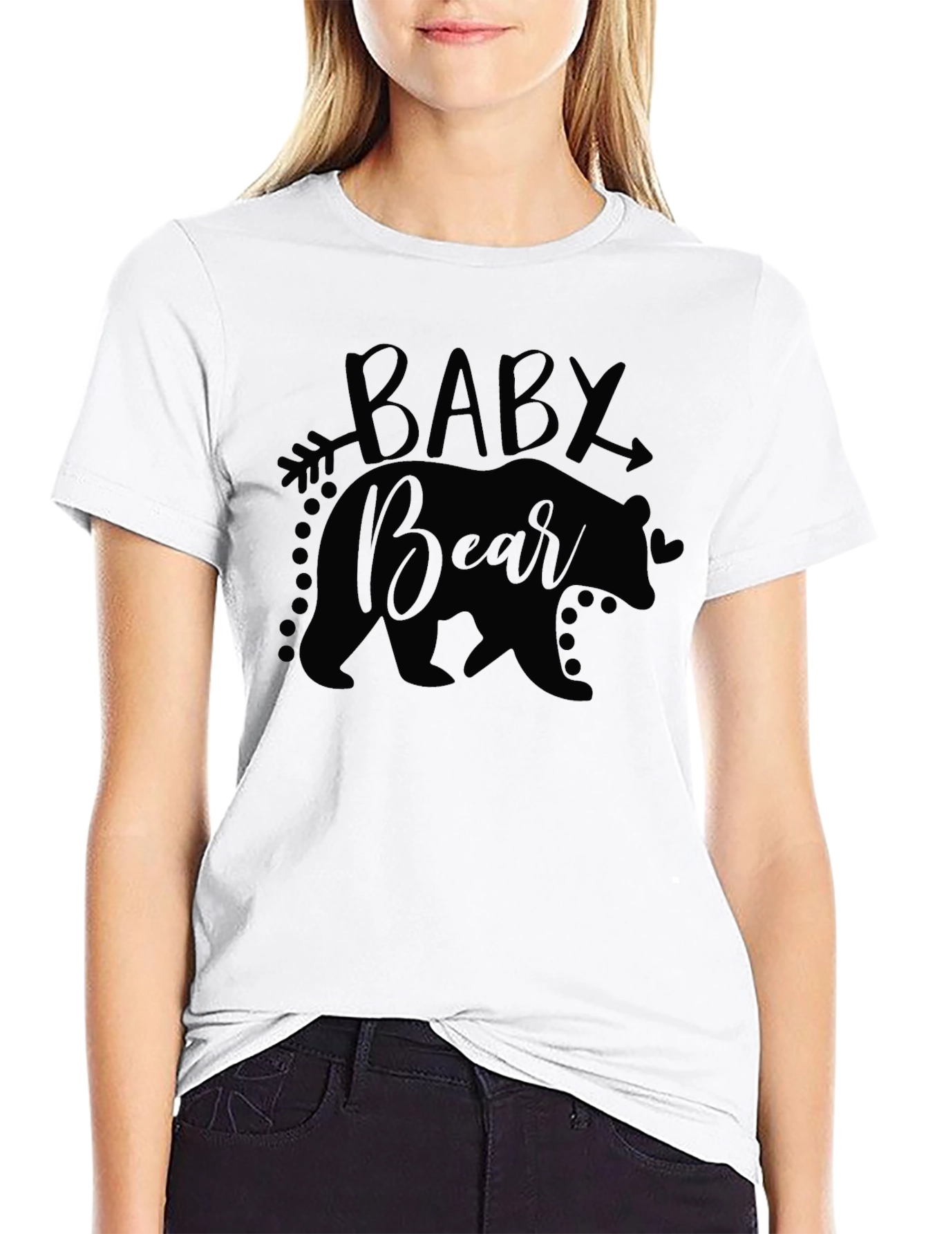 Baby Bear Graphic T-Shirt - Cute Family Apparel