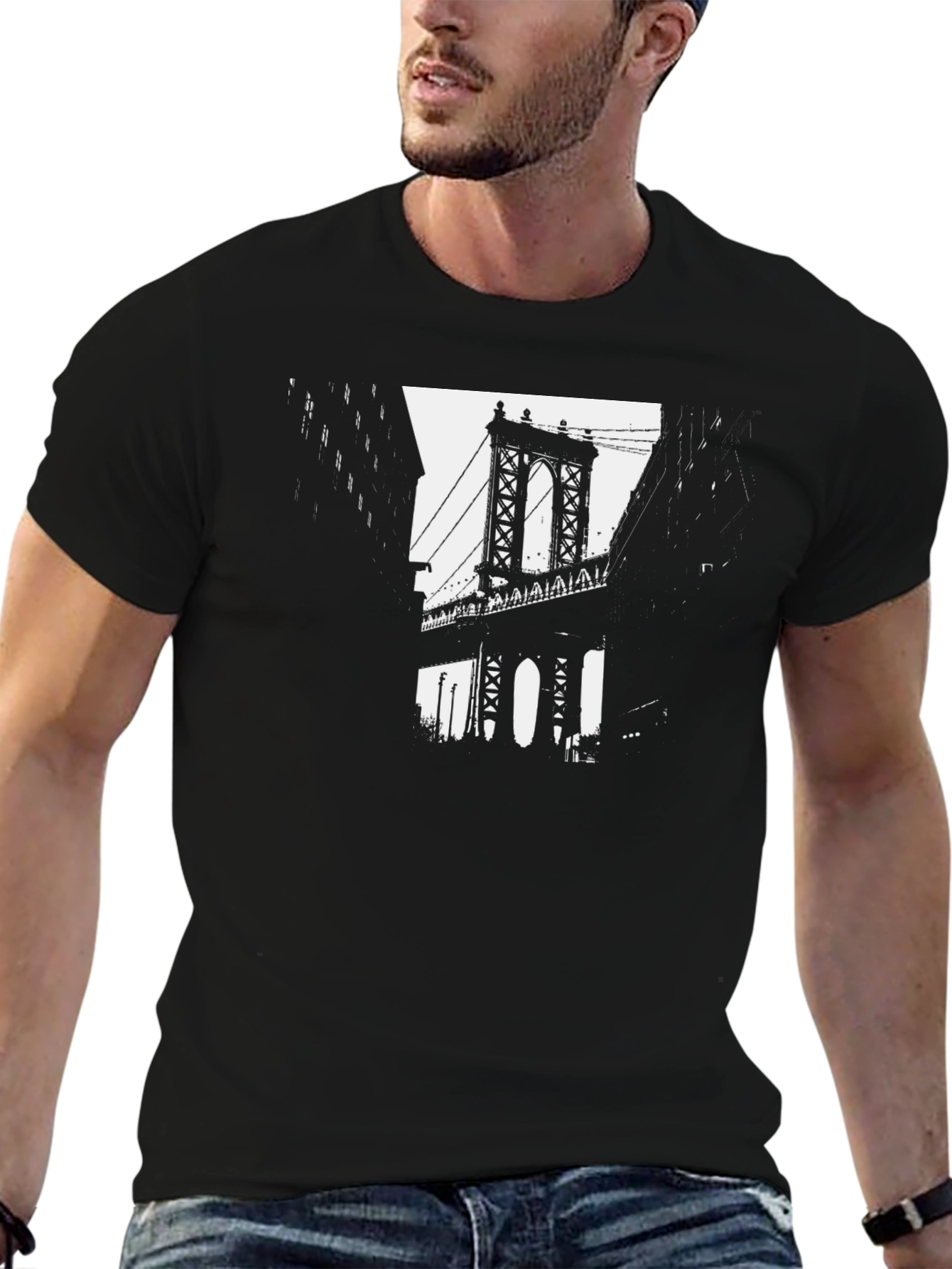 Brooklyn Bridge Graphic T-Shirt - Urban Style
