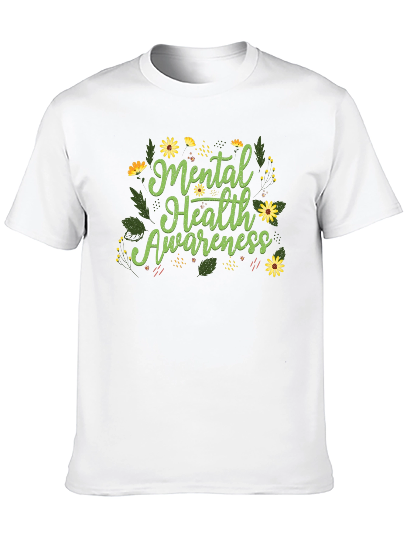 Mental Health Awareness Floral Tee