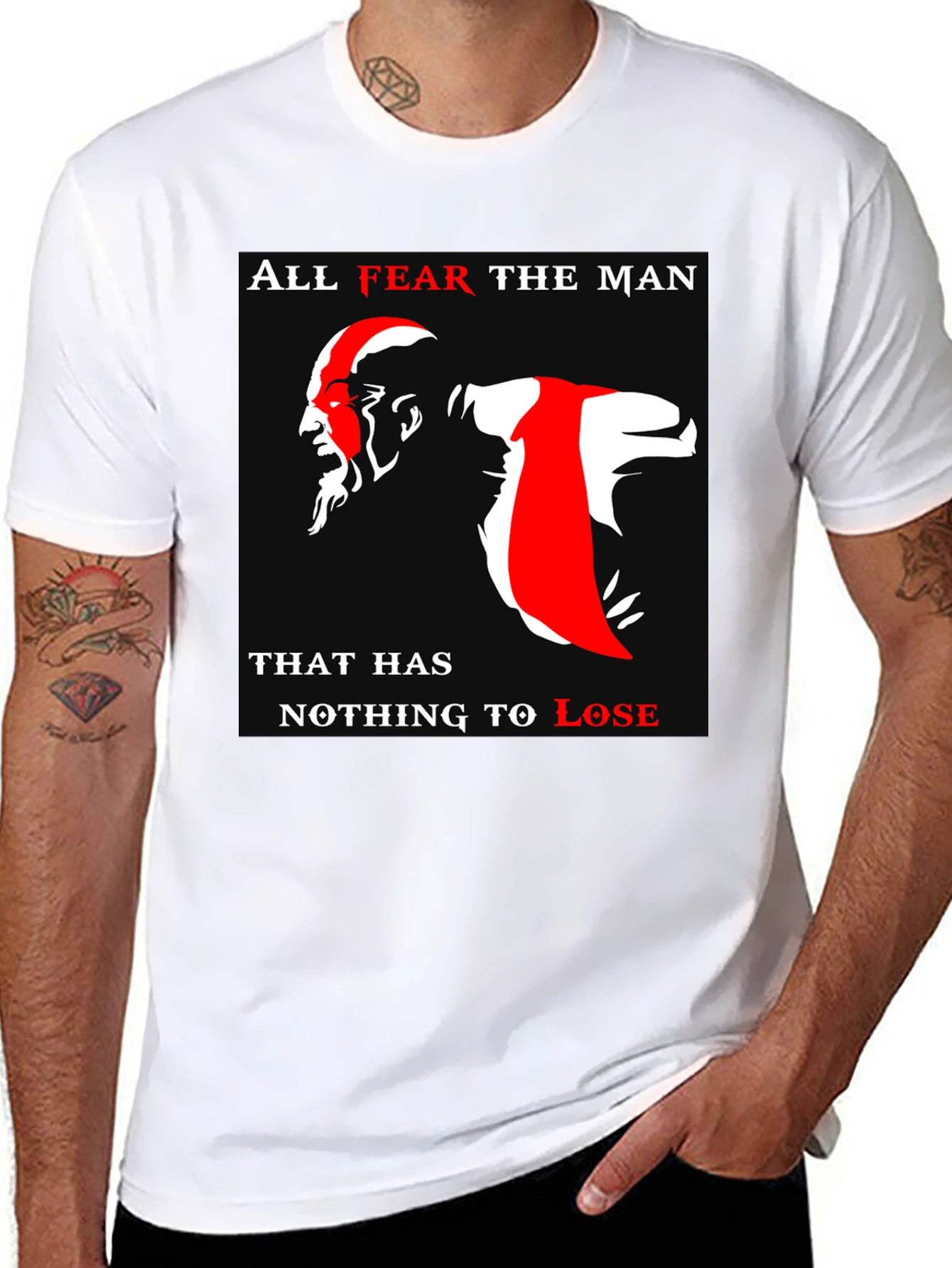 God of War Graphic T-Shirt - Fear the Man