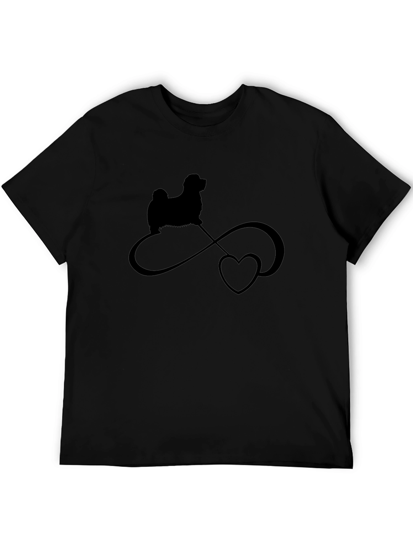 Dog Lover T-Shirt: Infinity Heart Design
