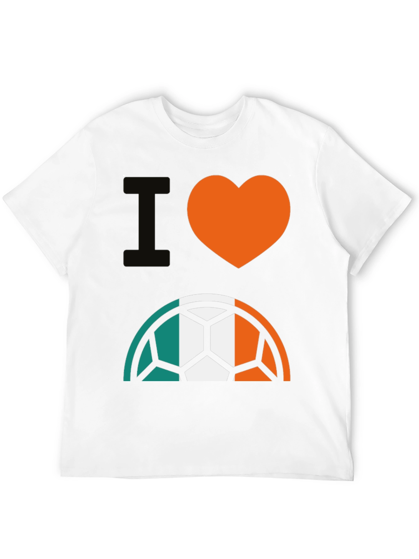 Ireland Soccer Pride T-Shirt - I Heart Football