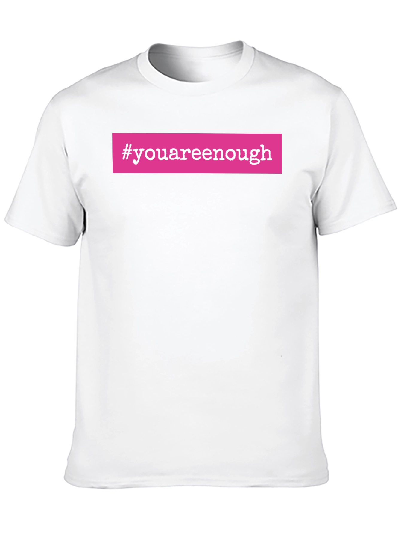 #youareenough Black T-Shirt - Motivational Tee
