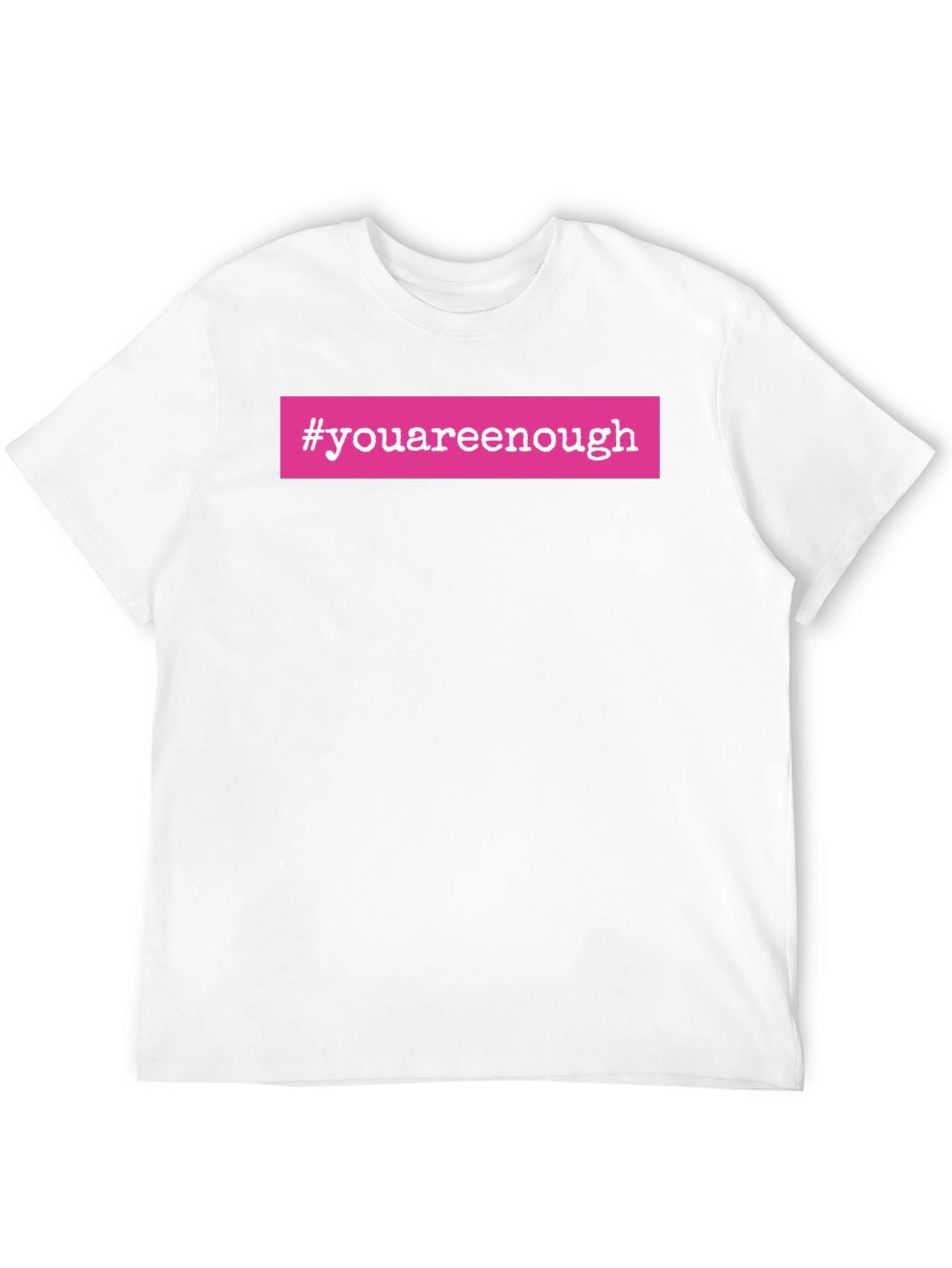 #youareenough Black T-Shirt - Motivational Tee