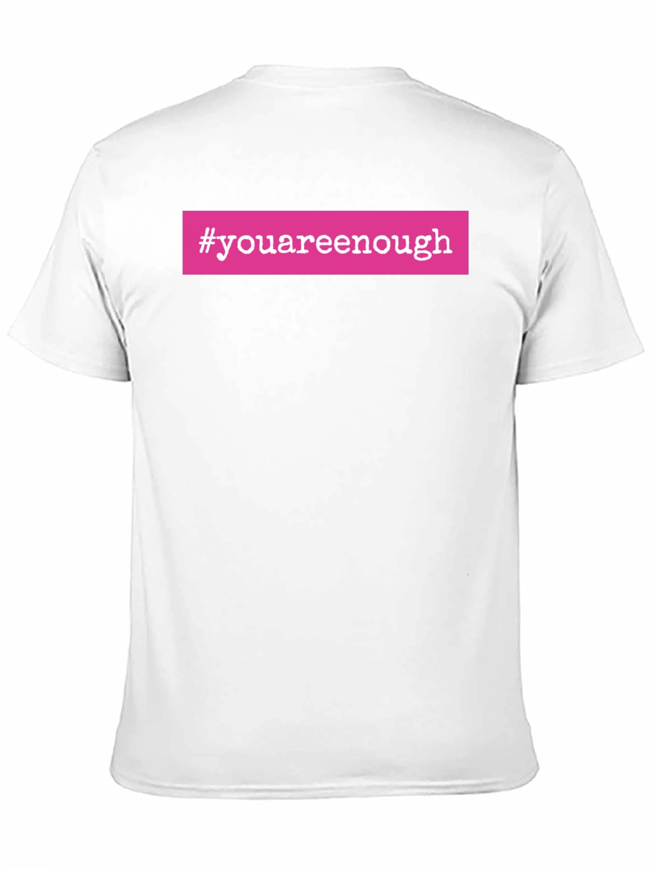 #youareenough Black T-Shirt - Motivational Tee