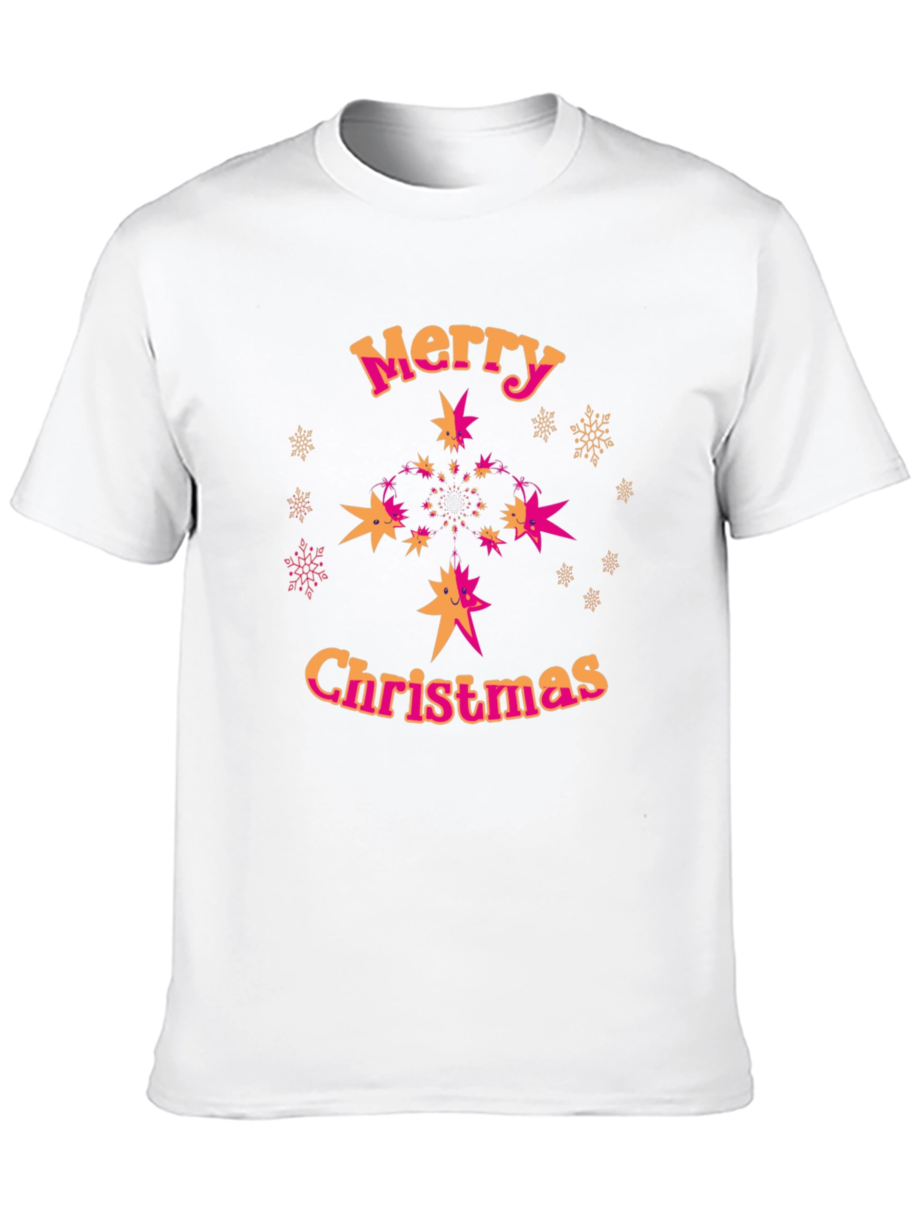 Merry Christmas Starburst Graphic Tee