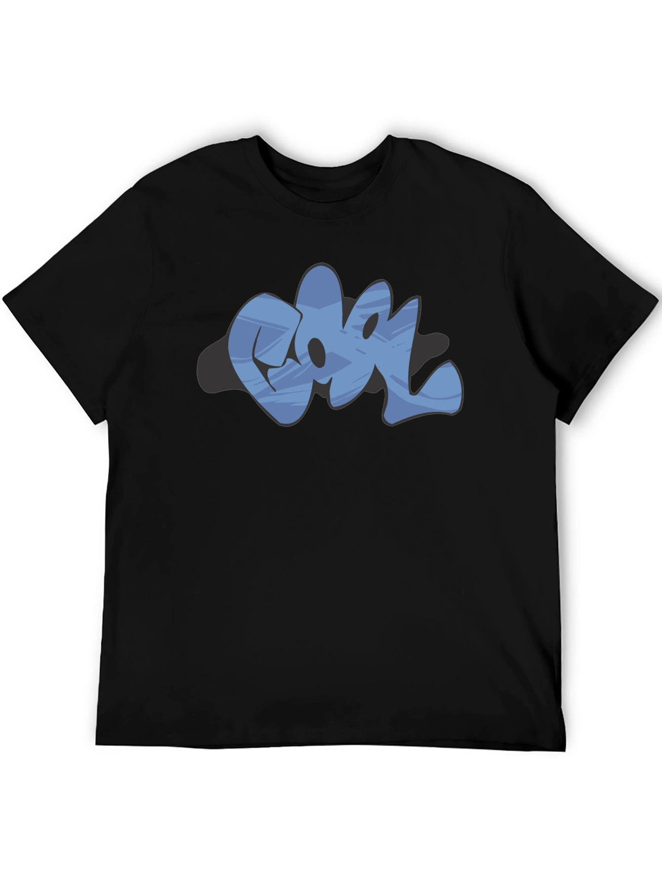 Cool Graffiti Graphic Black T-Shirt